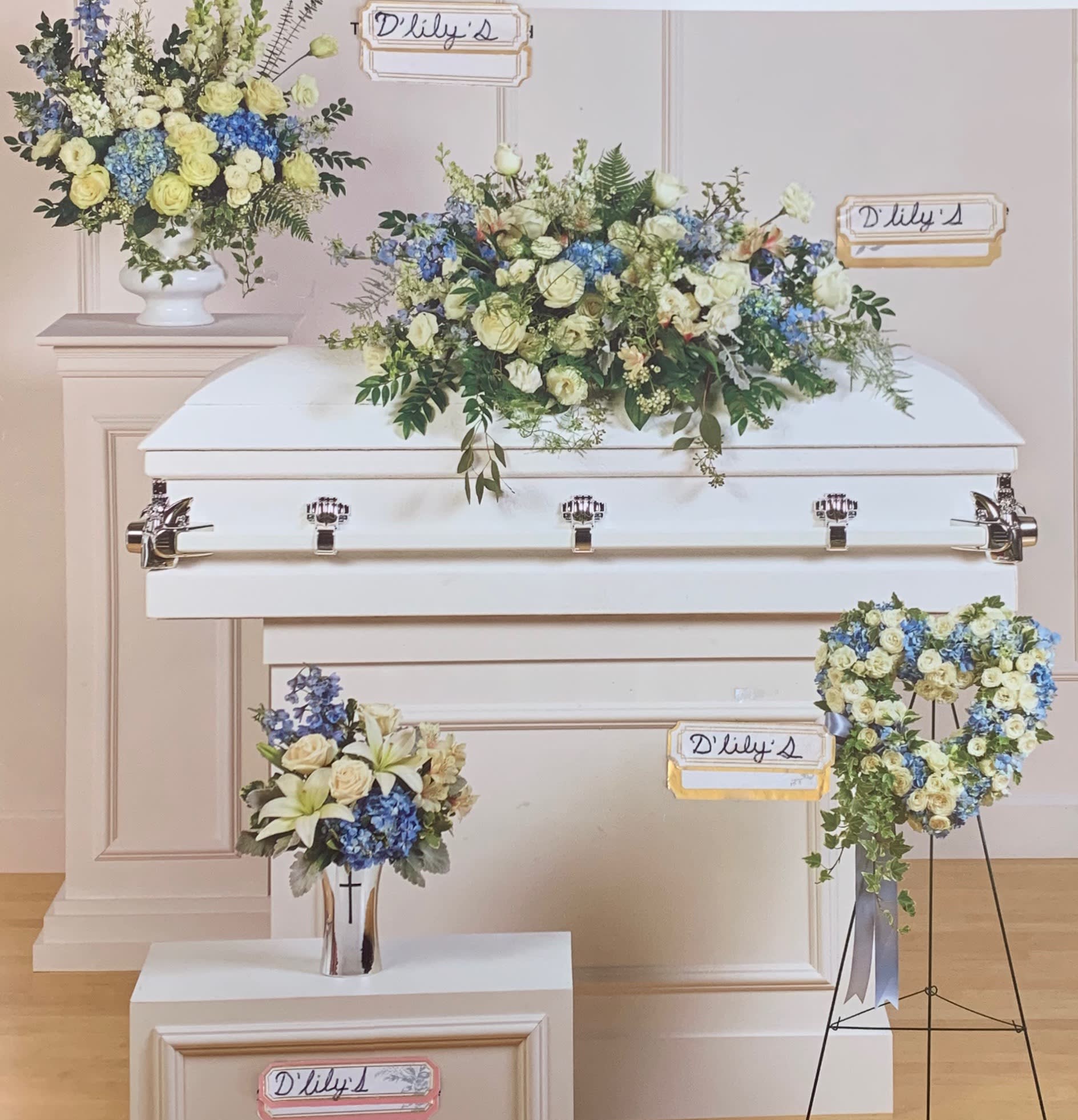 Remembrance Collection   - A beautiful white and blue collection. 