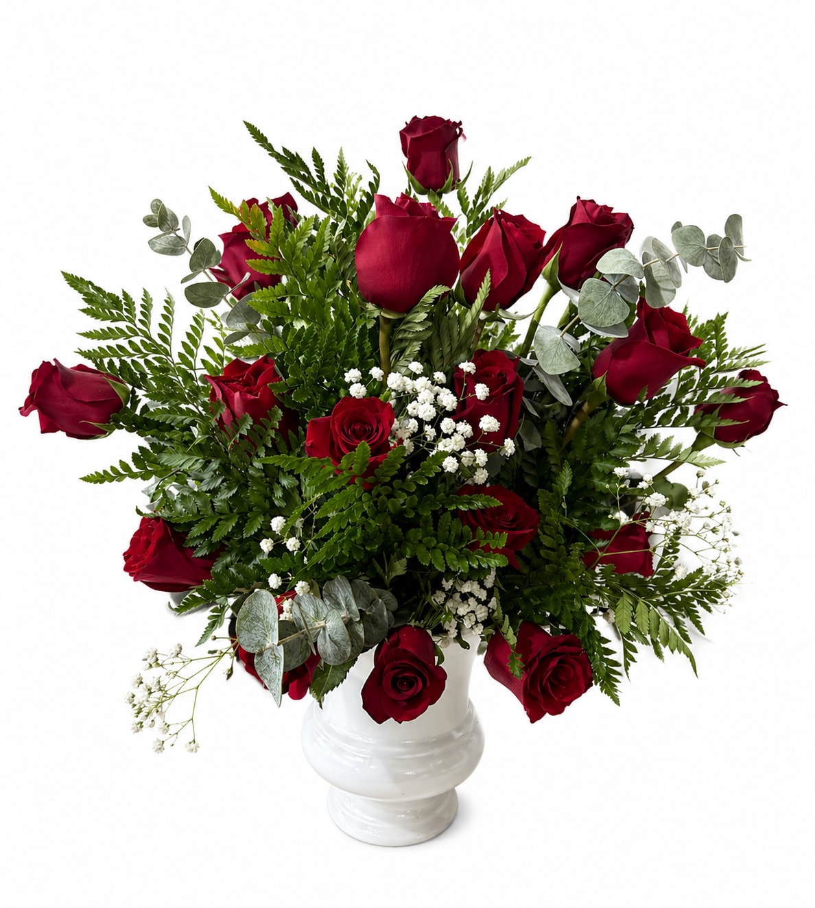 Encanto Red  - Delicado arreglo y lleno de encanto q combina hermosas rosa en tono rojo con delicados detalles.