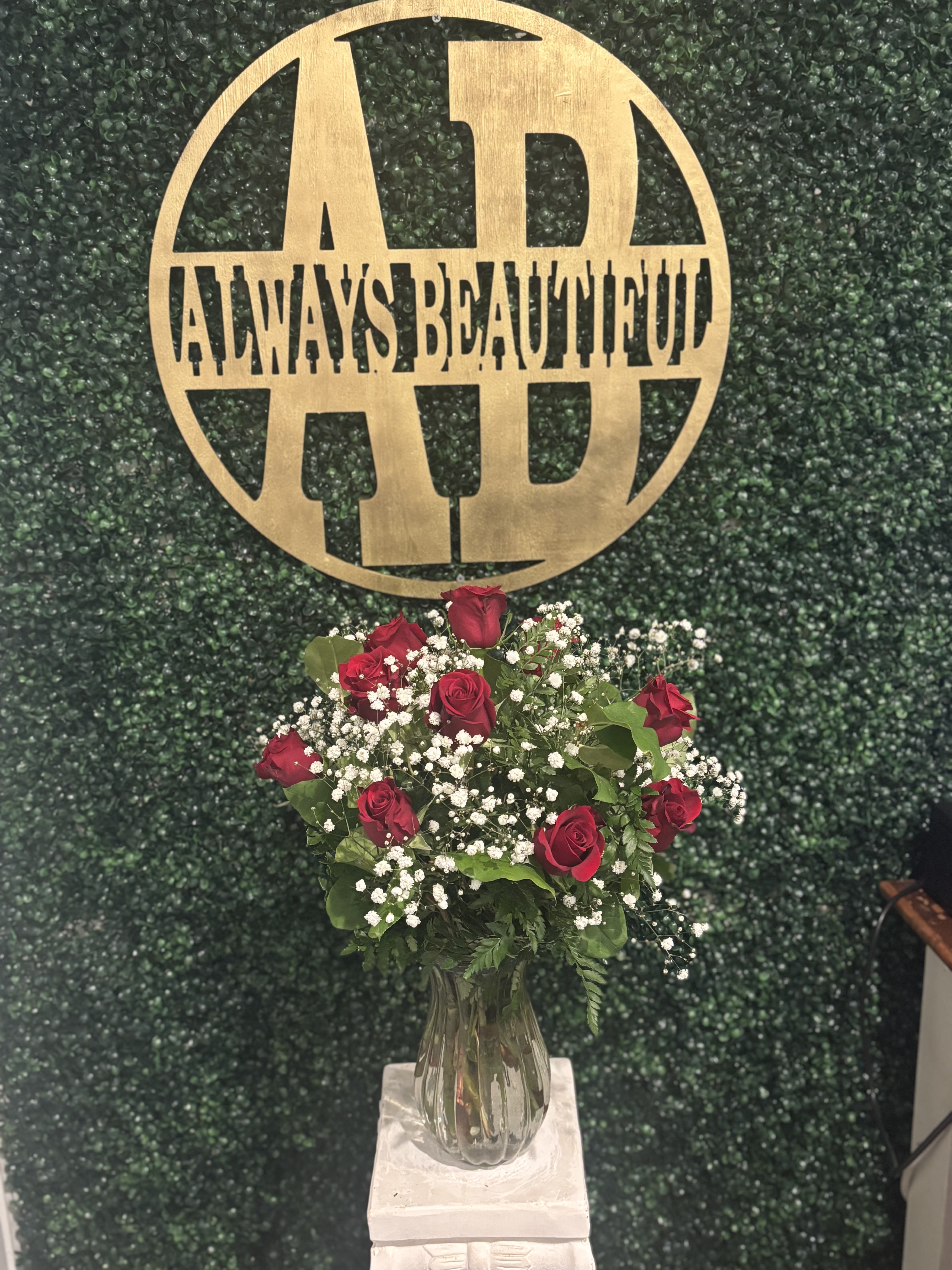 Dozen Long Stemmed Red Roses by BloomNation™ - These dozen red roses are the classic romantic gift! Perfect for Valentine's Day or an Anniversary.   