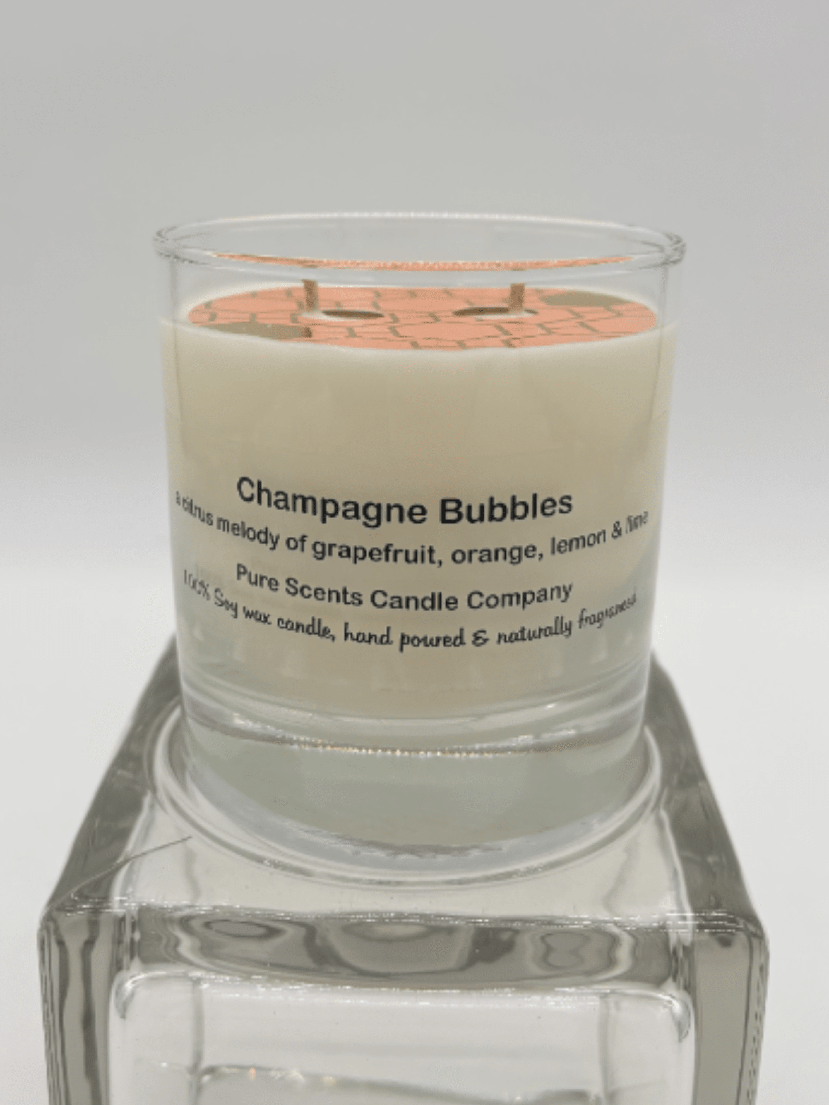 Champagne Bubbles 9 oz Candle - A citrus melody of grapefruit, orange, lemon &amp; lime
