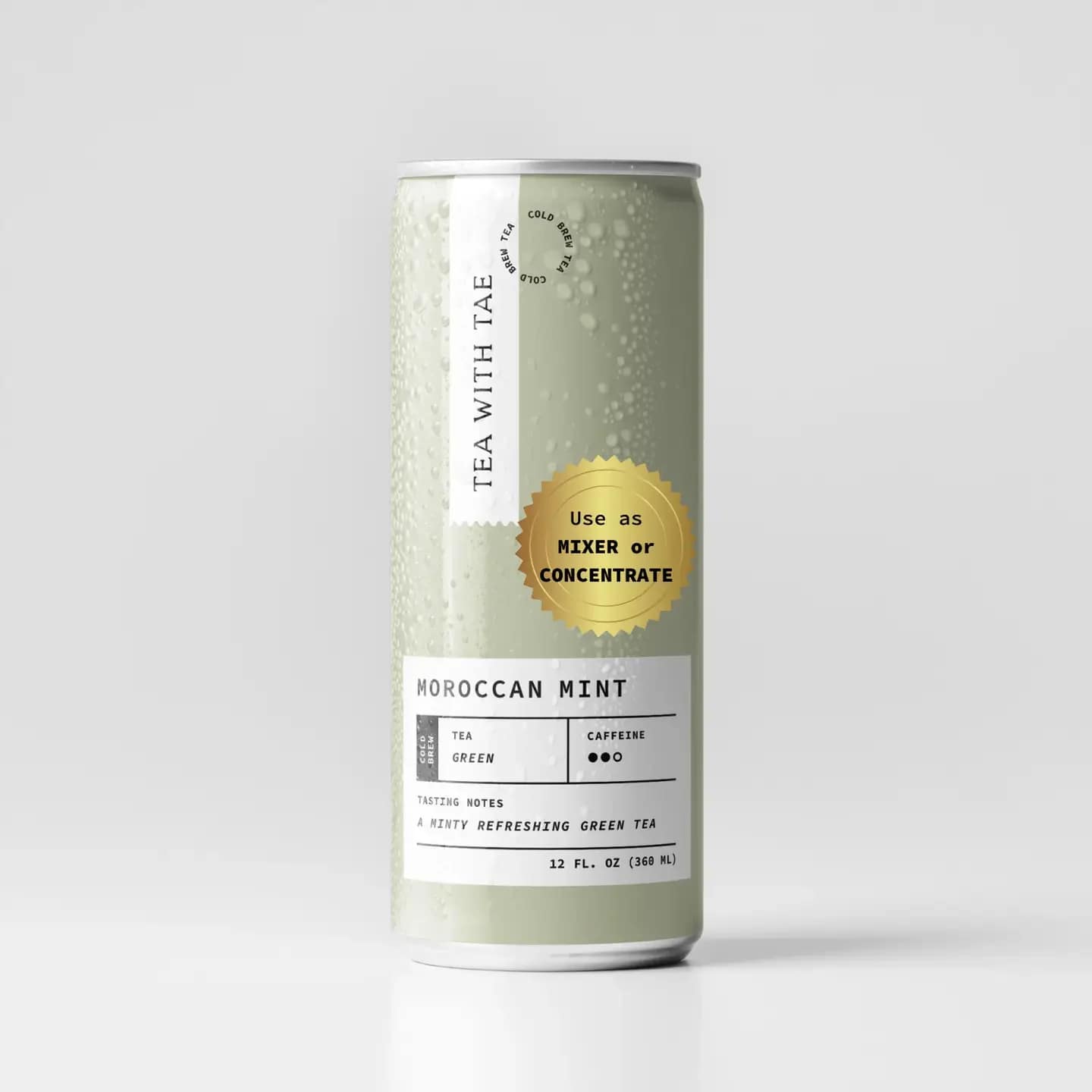 Moroccan Mint Green Iced Tea Can Mixer / Concentrate (12oz.) - Moroccan Mint Green Iced Tea Can Mixer / Concentrate (12oz.)