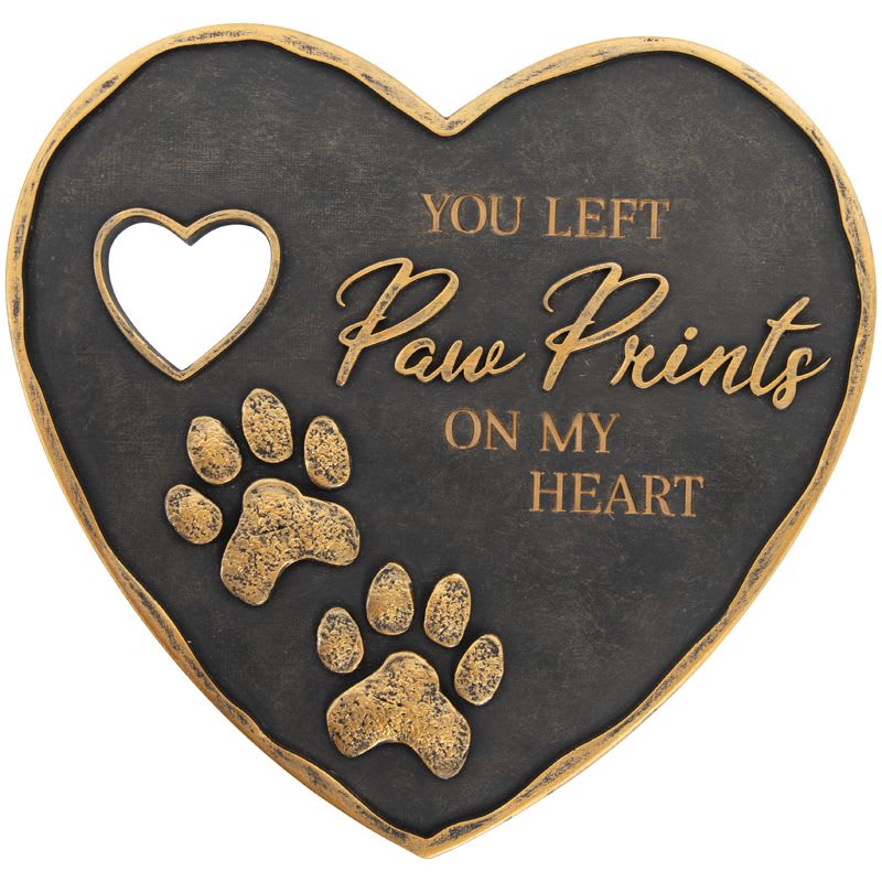 Pet Plaque 'You Left Paw Prints' - Pet Plaque 'You Left Paw Prints' 14637