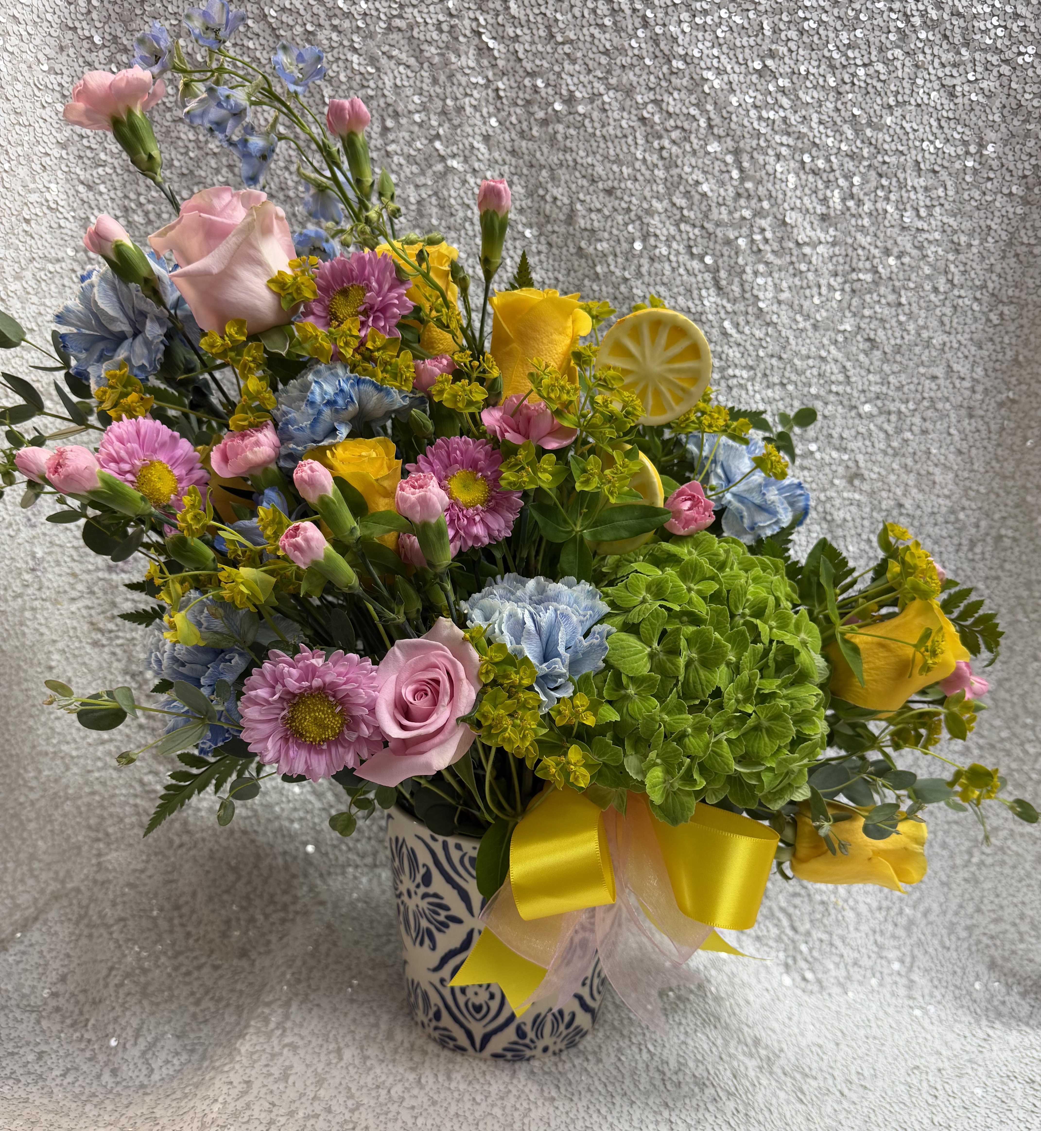 TALAVERA PINK - LEMONS, PINK, PINK YELLOW