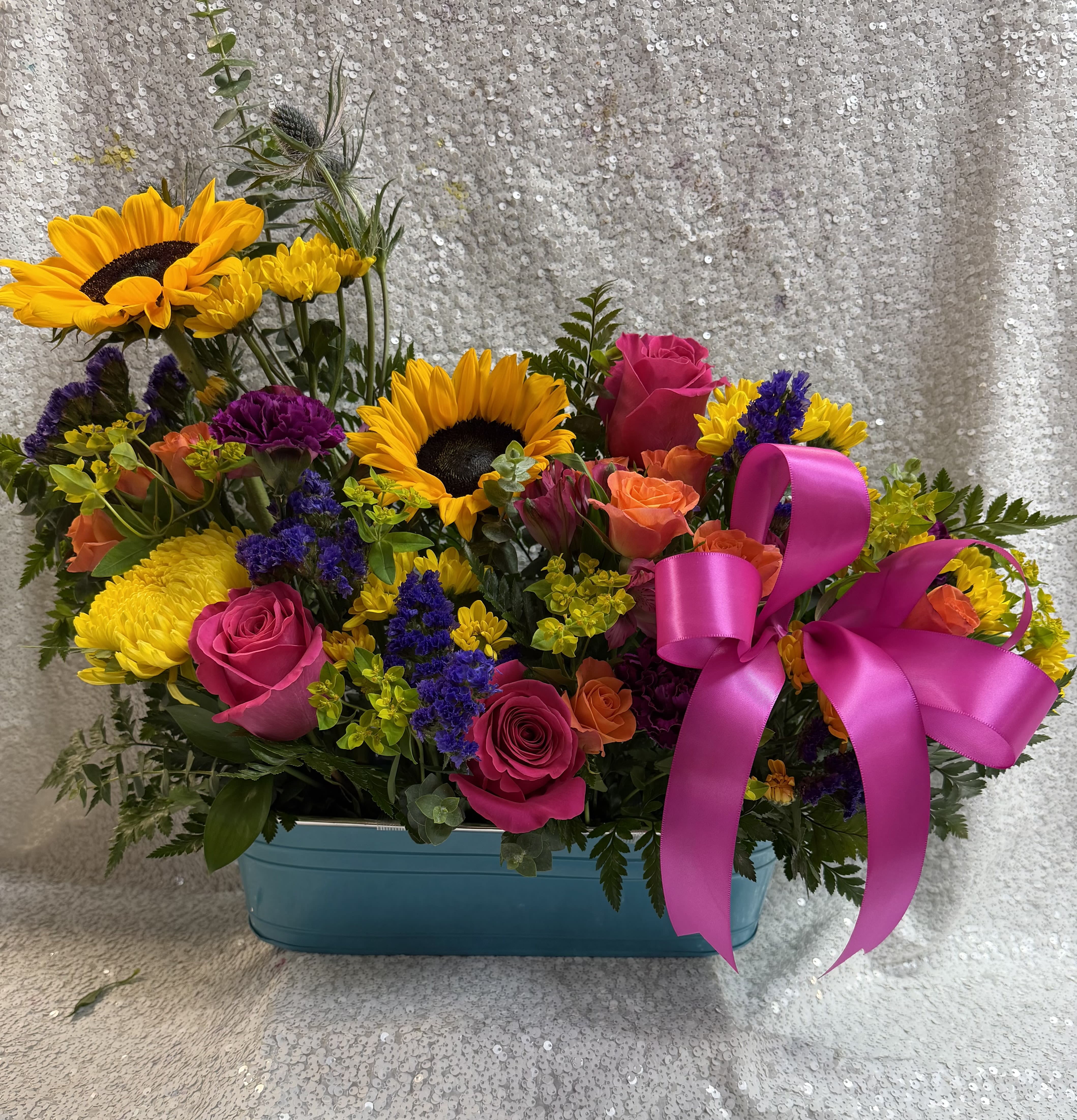 WALKING SUNSHINE - BEAUTIFUL ARRANGEMENT!! BRIGHT FLOWERS
