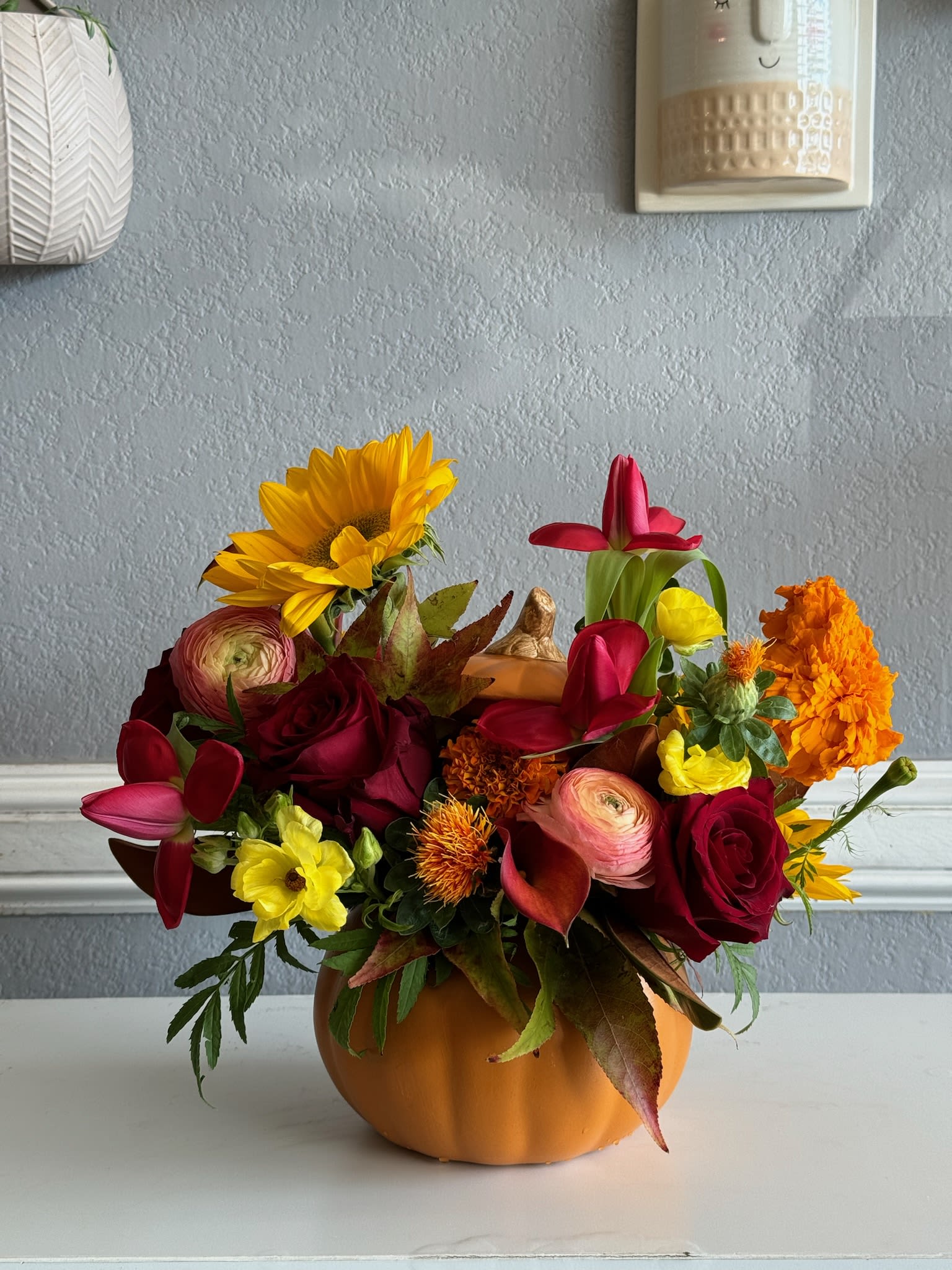 Pumpkin Picking  - Our Pumpkin Patch collection makes for a stand alone beautiful piece, but together makes a remarkable blooming pumpkin patch.   