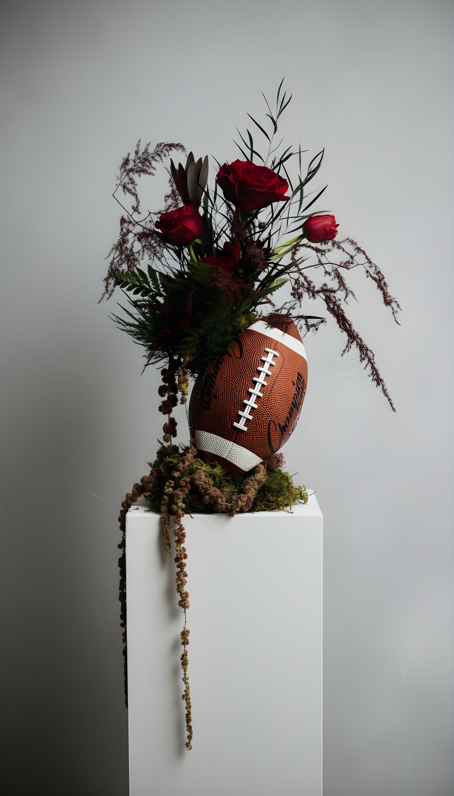 Football SZN - * Not available for standard delivery fee. Our vent minimum is required.  Because flowers follow the rhythm of the seasons, availability changes often. Your arrangement may vary from the photo, and some varieties may differ. We design with the freshest blooms available, making substitutions when needed—while always preserving the overall mood: fresh, artful, and beautifully composed.  For specific flower or color requests, please contact us before ordering. 