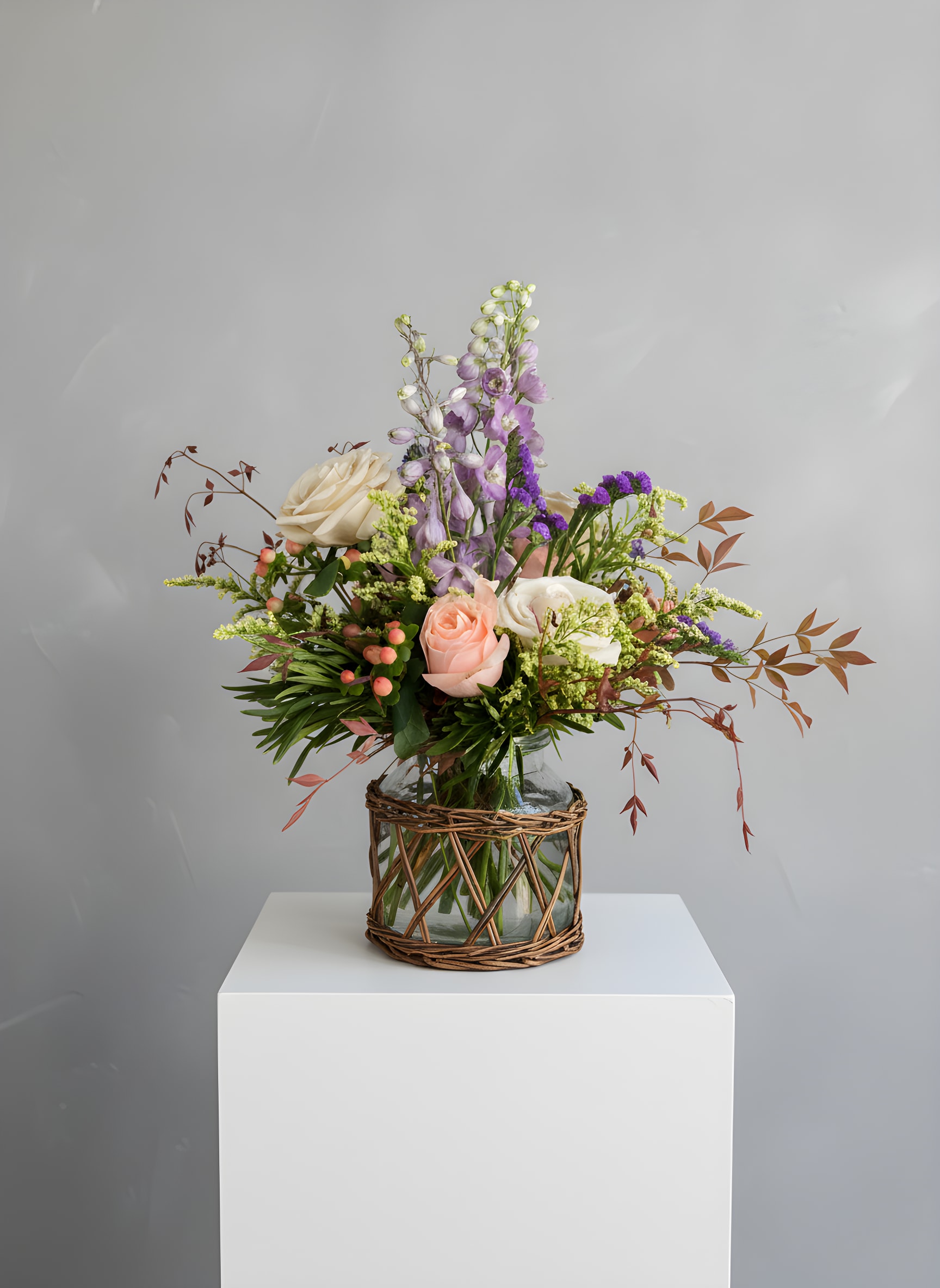 Moments of Joy - Because flowers follow the rhythm of the seasons, availability changes often. Your arrangement may vary from the photo, and some varieties may differ. We design with the freshest blooms available, making substitutions when needed—while always preserving the overall mood: fresh, artful, and beautifully composed.  For specific flower or color requests, please contact us before ordering.  