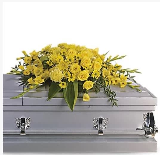 Yellow mix - Yellow floral mix with roses and chrysanthemums  
