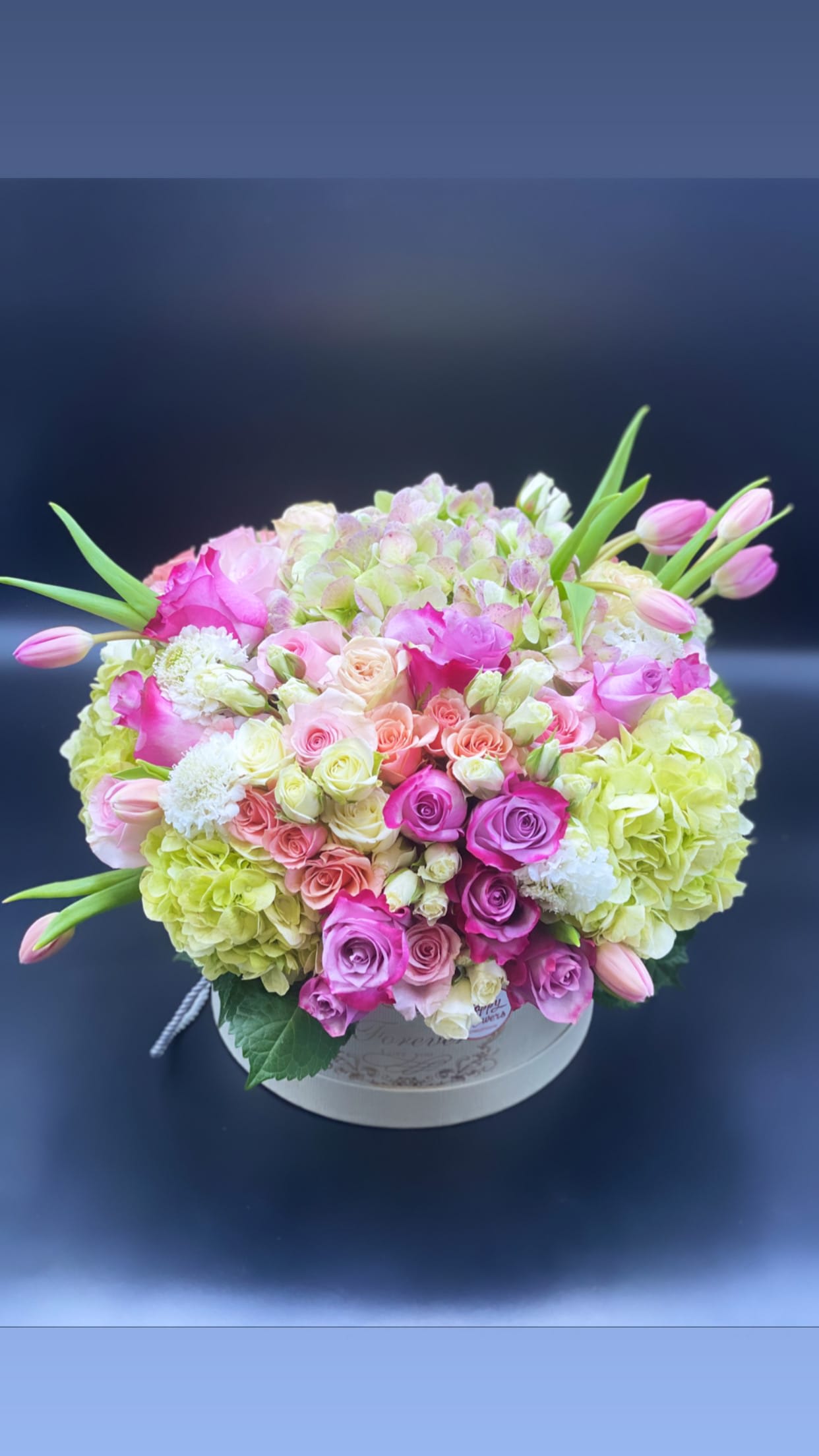 Flower mix in box - multicolor