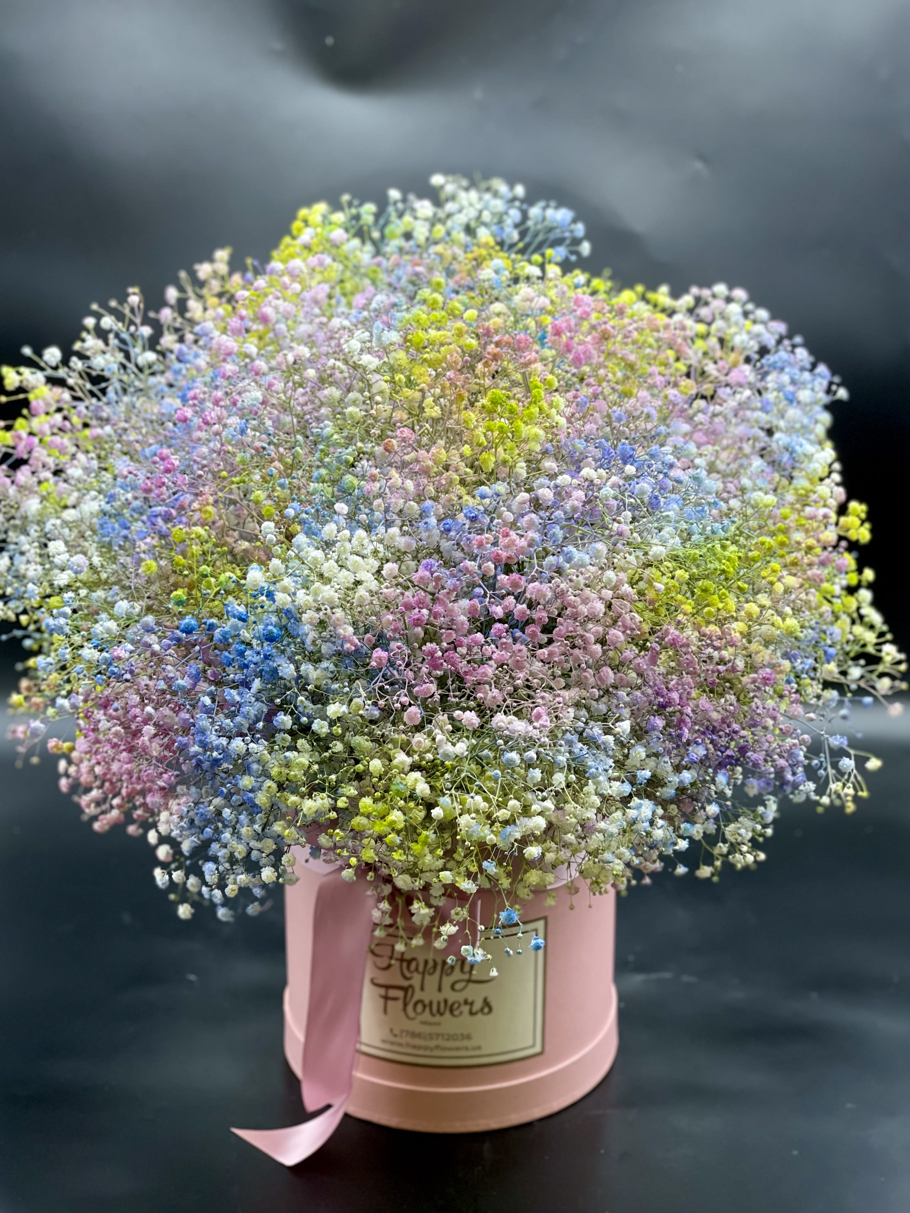 Good Girl - Colorful Baby breath in a box
