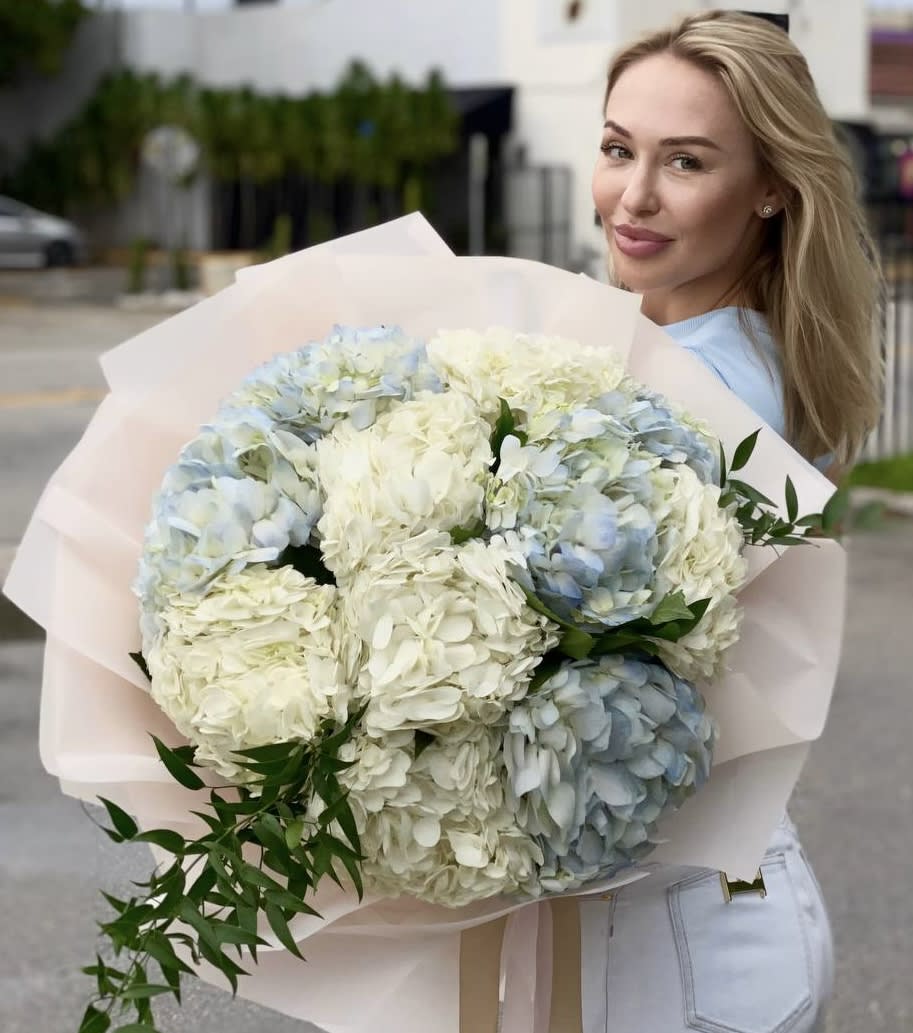 Blue Clouds - Beautiful hydrangea of two types  