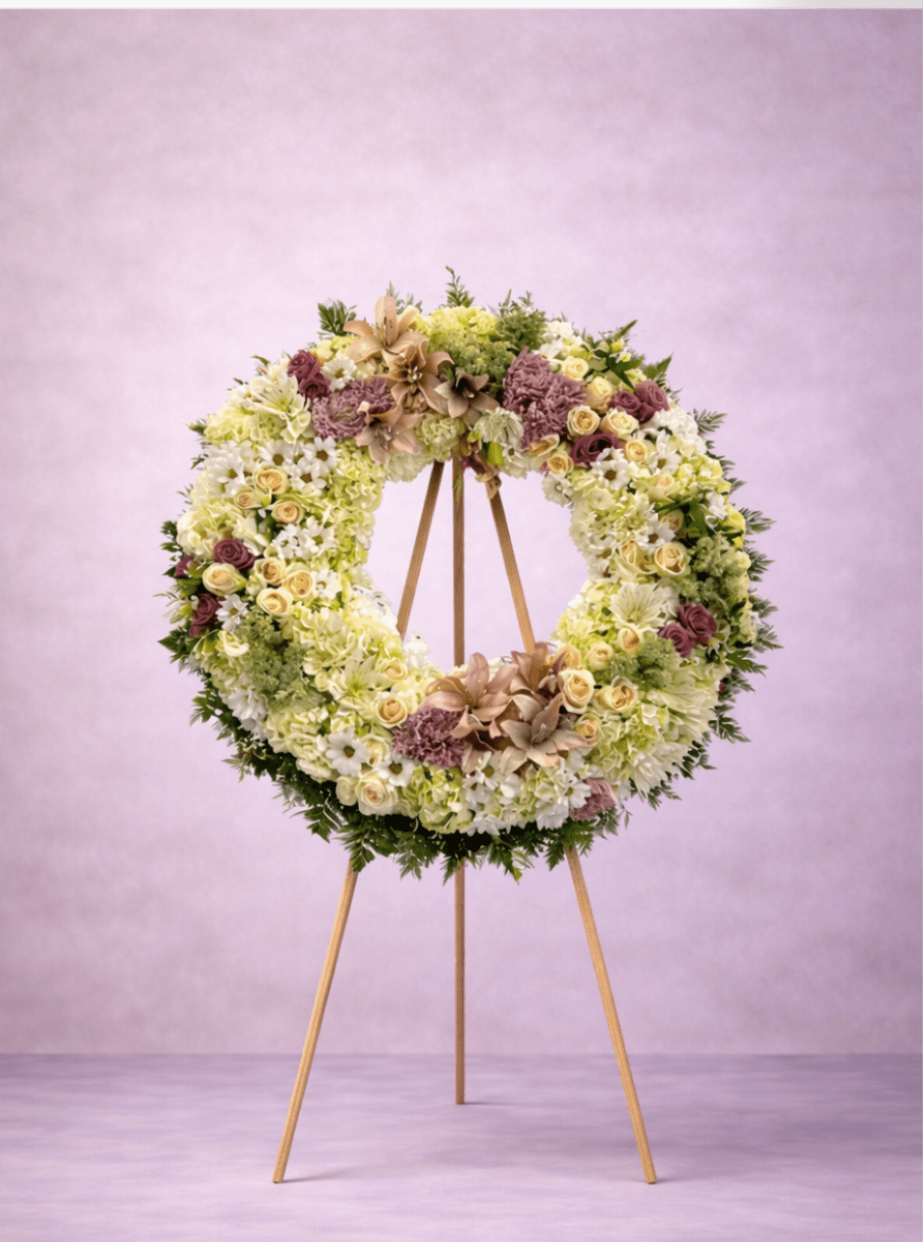 Serene petals - Honor the memory of a loved one with our Elegant Sympathy Flower Arrangement