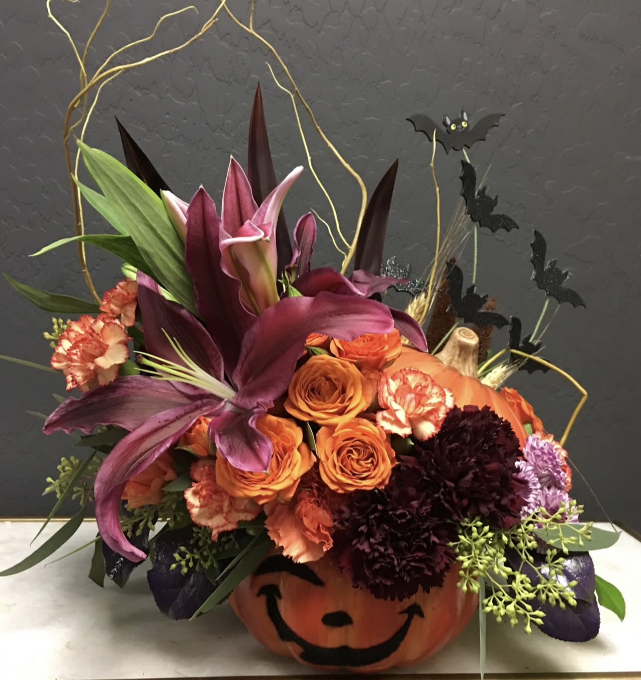 Halloween Luxury Pumpkin Bouquet  - Halloween Luxury Pumpkin Bouquet 