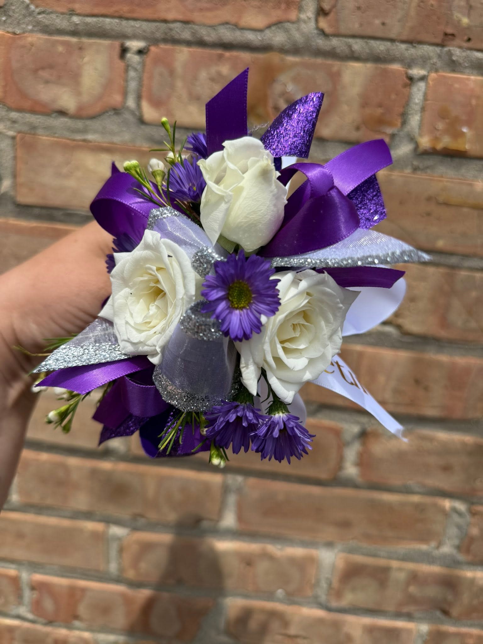 Corsage  - Perfect for homecomings in September or Proms in May - Custom made order to compliment the color of your dress. 