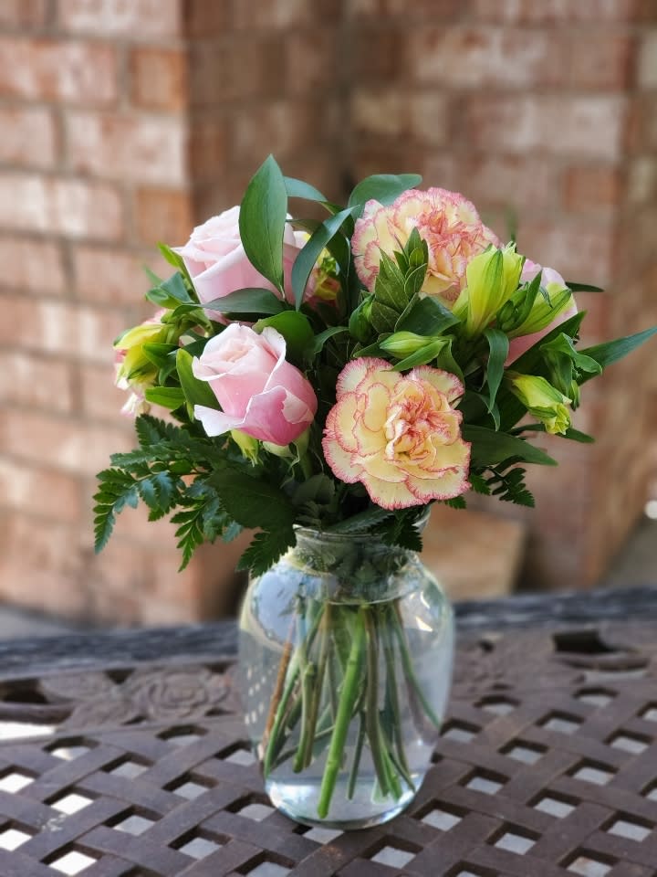 How Sweet It Is  - How Sweet It will be when this dazzling arrangement arrives at someone's door. Very vibrant. Very vivacious. And very, very pretty.  Exact color-scheme is subject to change, but we will ensure to use the same flowers in other vibrant shades.  Please note that cancellations are subject to a 10% processing fee, or up to a $25 fee for all refunds processed.