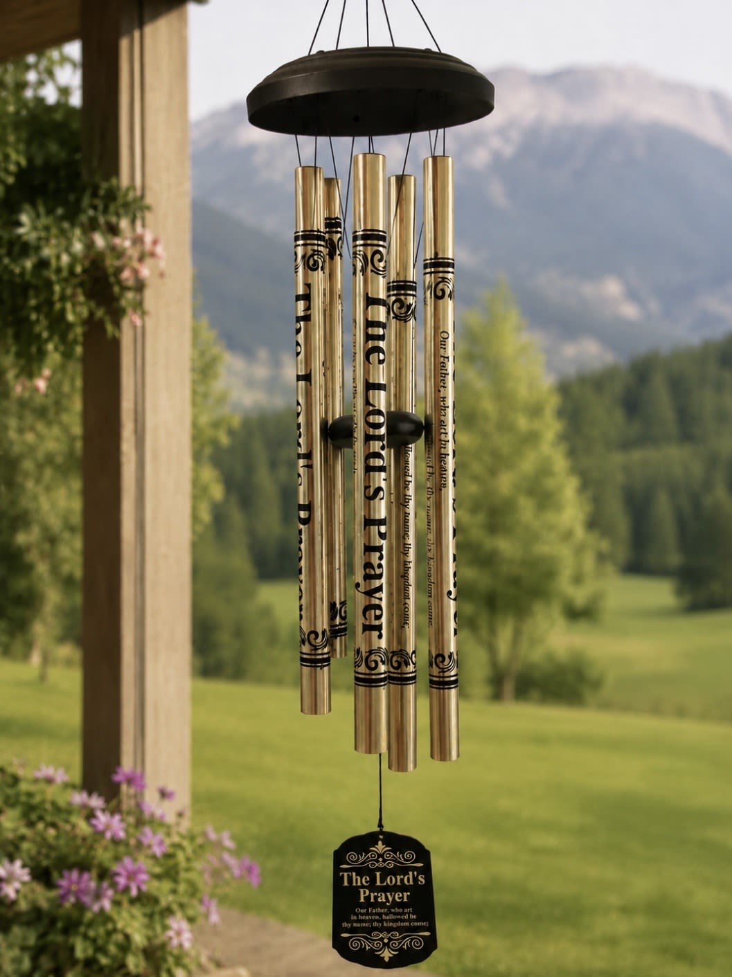  The Lord’s Prayer Wind Chime 46” - Sympathy Wind Chime 46 inches. 