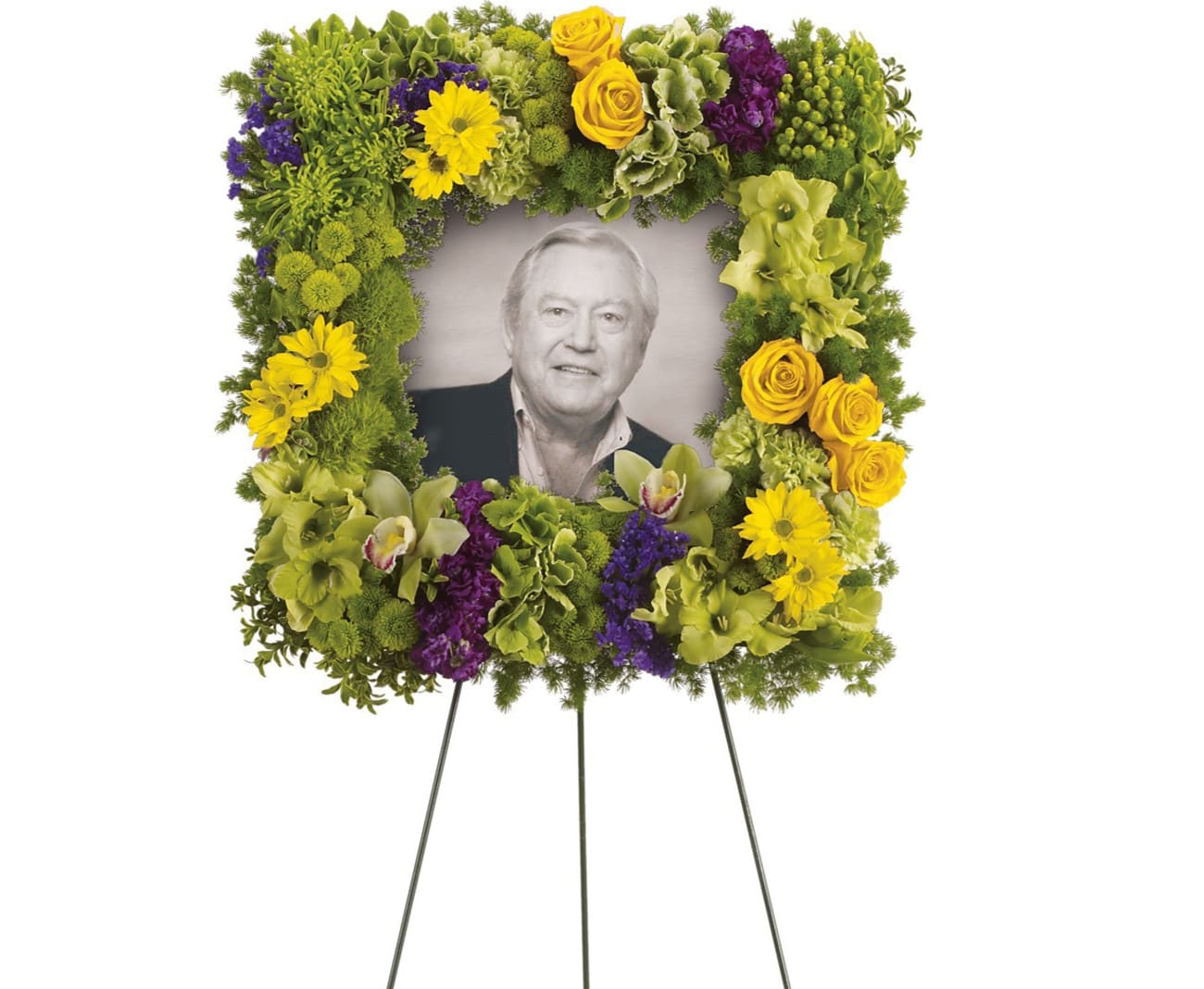 Richly Remembered  - If you are lucky enough to have a treasured photograph, or other memento of someone dear, this is such a lovely way of sharing your memories with others. Pretty blossoms and greenery create a beautiful framework for your tribute. 