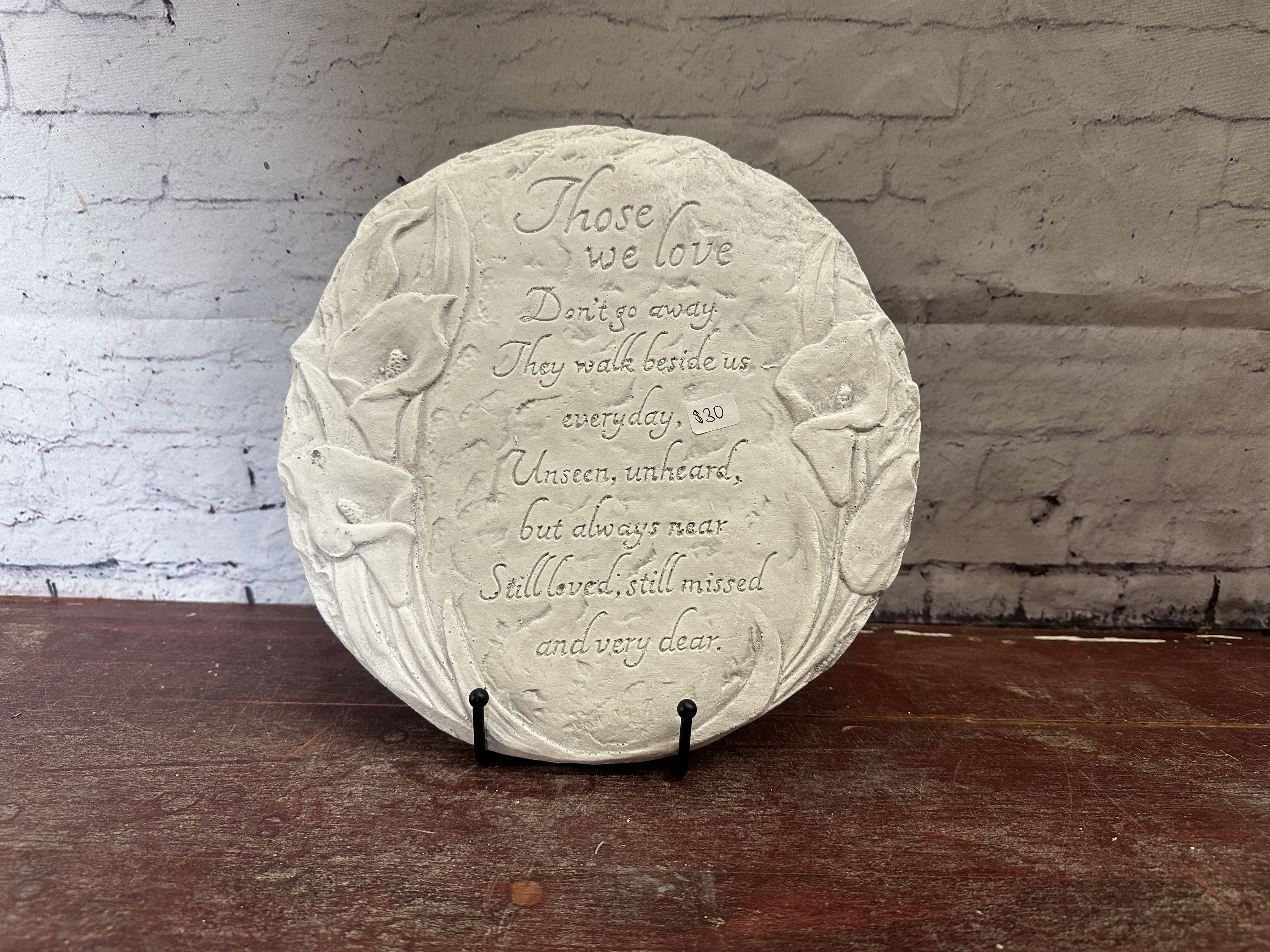 Those we love plaque  - Those we love plaque with stand 