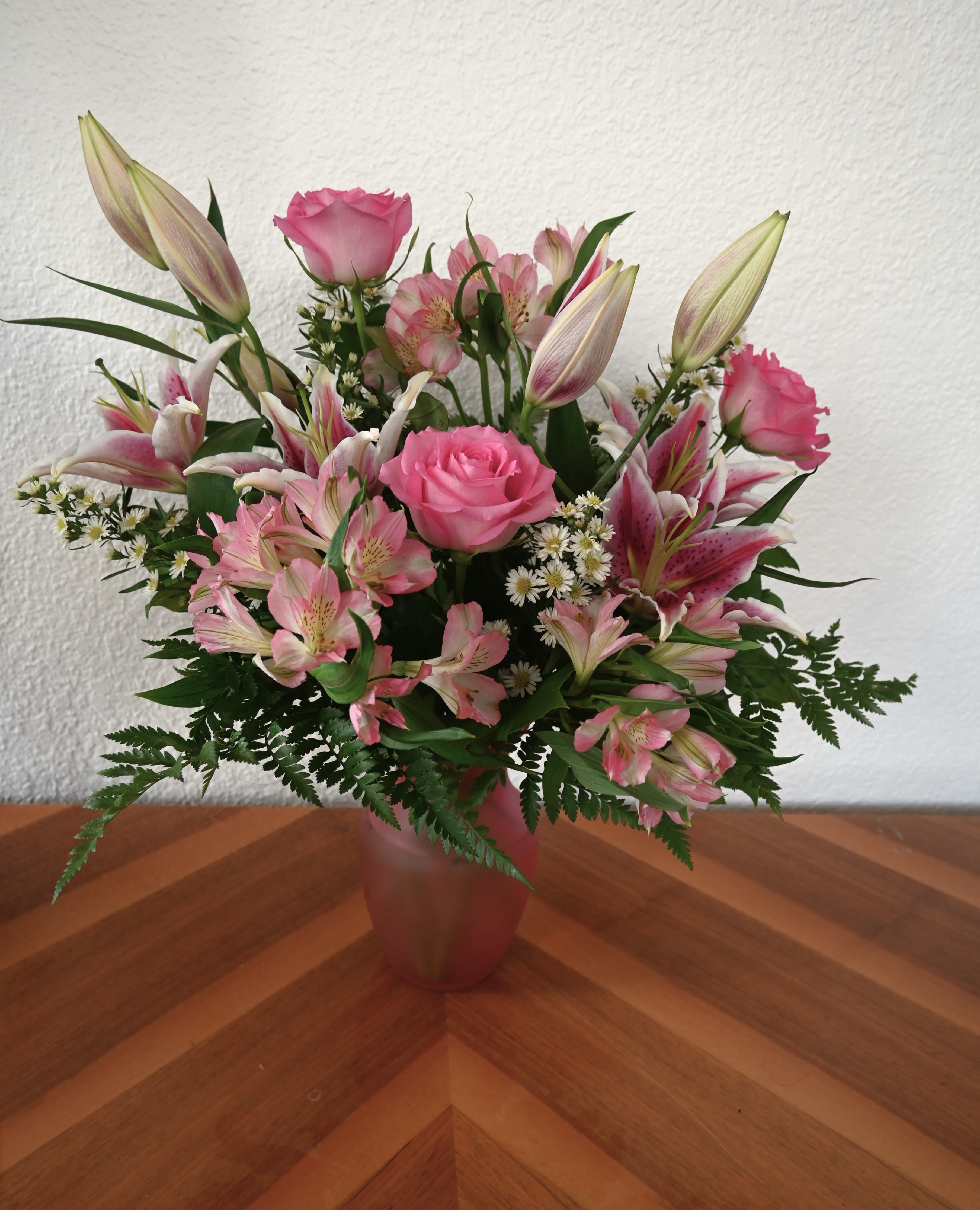 Endless Love - Overflowing with a beautiful bouquet of lilies, roses, and alstroemeria, Endless Love is the perfect way to say I Love You.