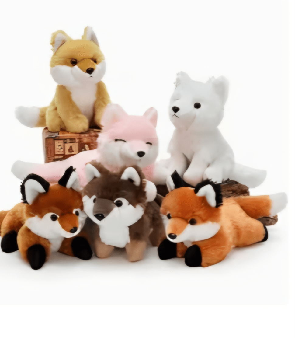 Cute Fox Plushes - Adorable fox plush makes the perfect additional gift.