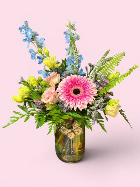 Butterfly Breath - Give your mom butterflies with this gorgeous arrangement