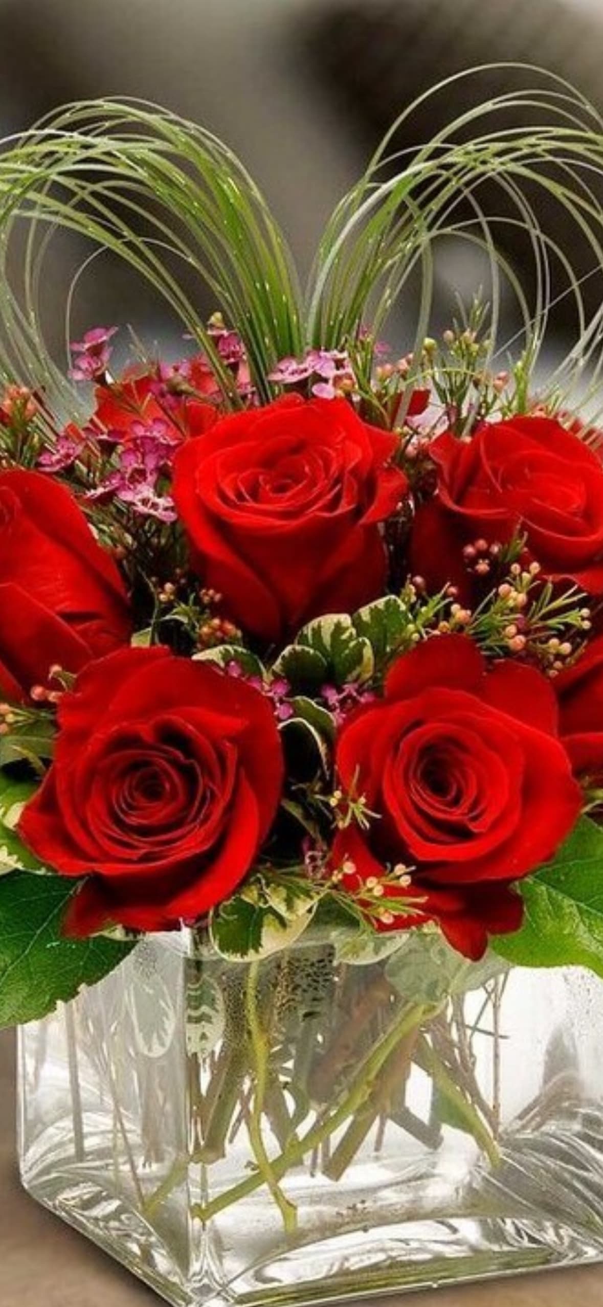 My Heart  - Roses beautifully arranged with filler in a stunning arrangement . 