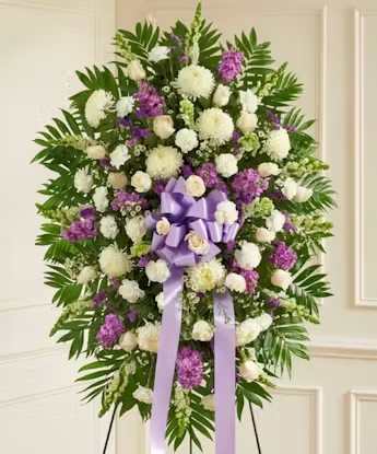 LAVENDAR AND WHITE SPRAY  - BEAUTIFUL MIX OF LAVENDAR AND WHITE BLOOMS 
