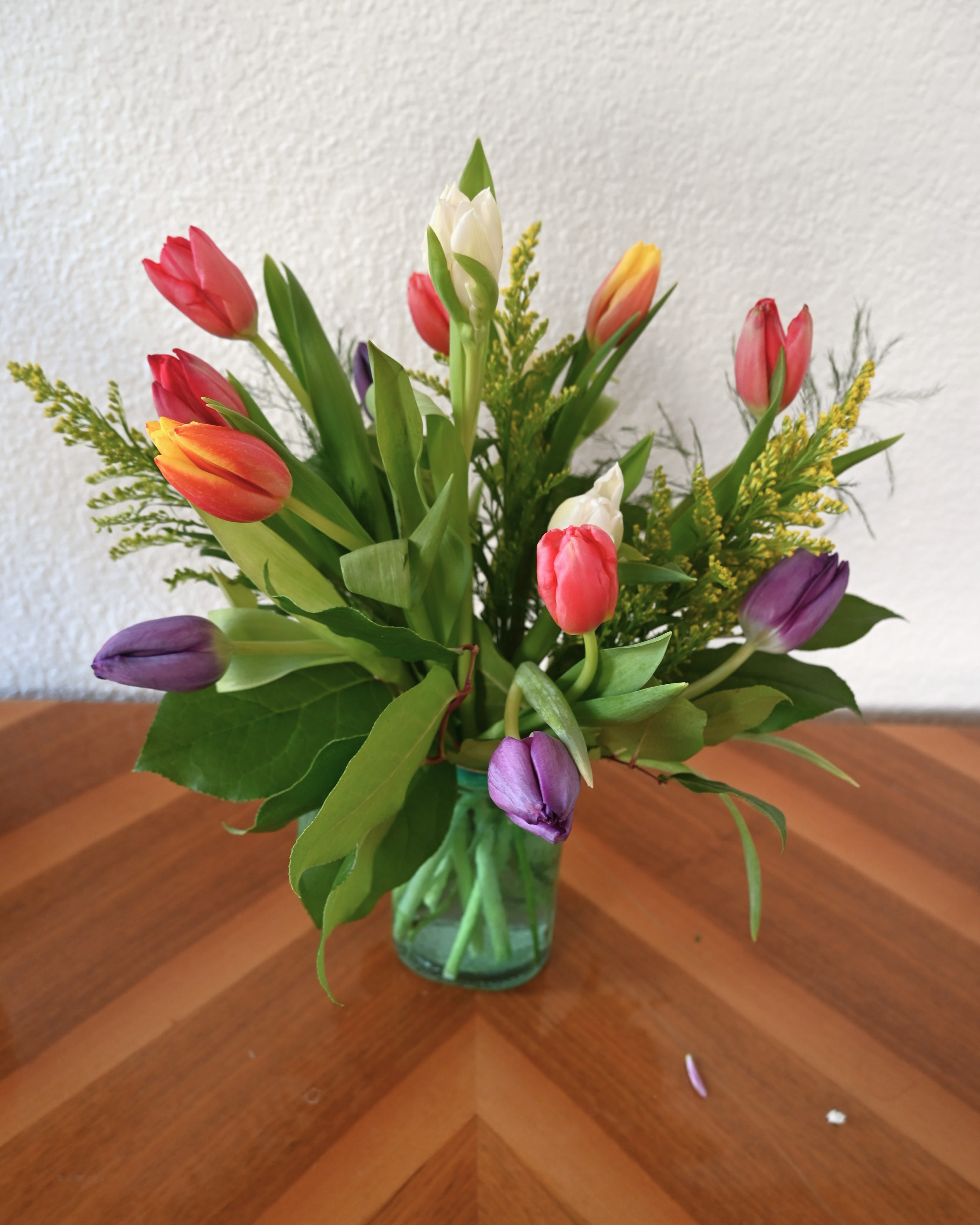 Terrific Tulips - Put a smile on their face with an assortment of colorful tulips!  Colors may vary due to availability. 