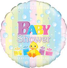 Baby Shower Mylar/ Foil Balloon - Attach a Baby Shower Mylar Balloon to any arrangement of all by it self. 1,3,or 6  *Picture just for reference