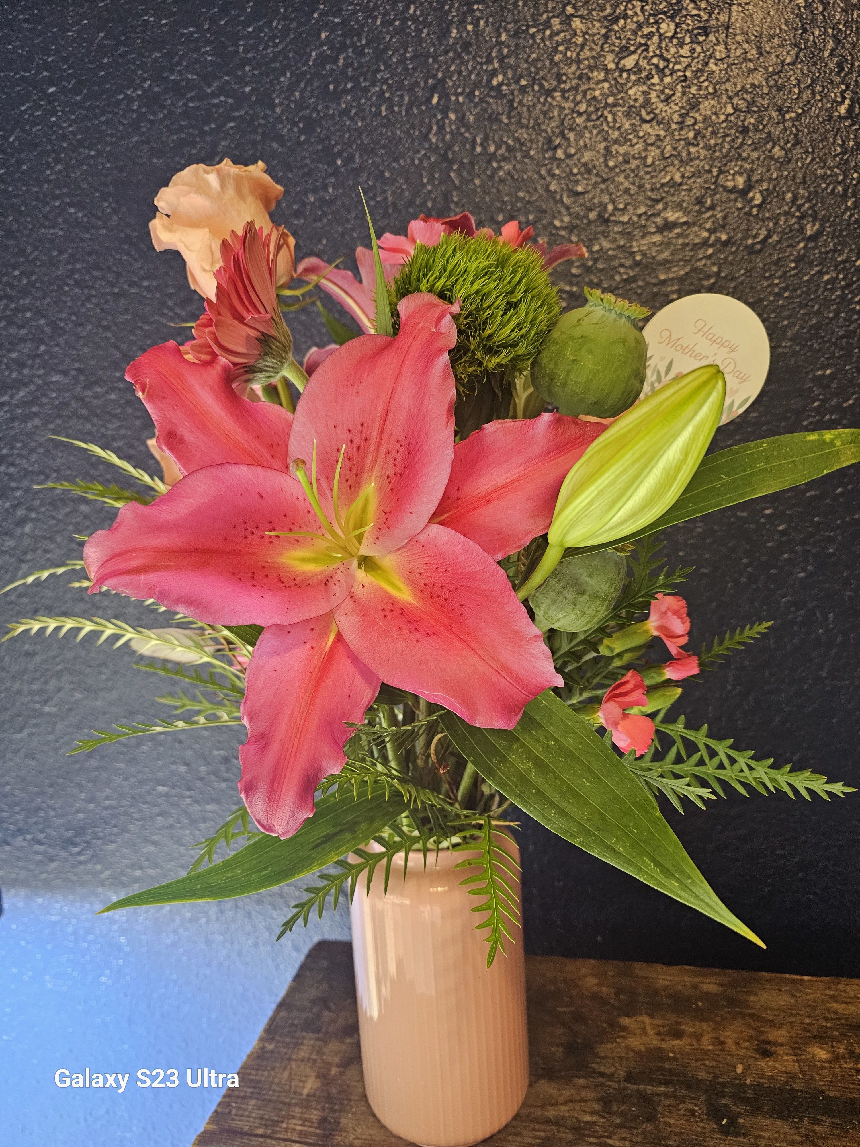 All about Lily - This bouquet will come with bright beautiful Lillies and bright pops of color. Can be customized upon request, depending upon availability! 