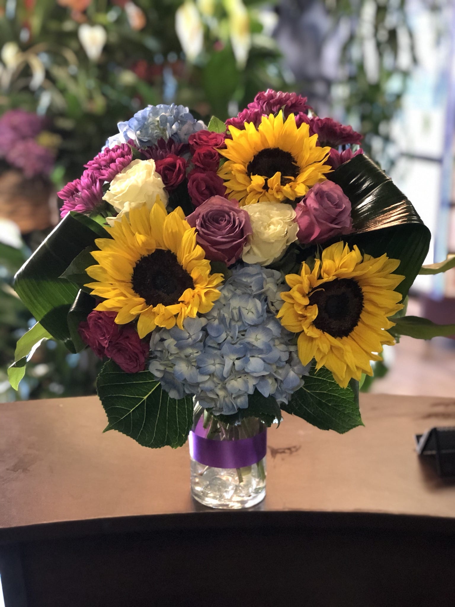 Vibrant Sunny Rose Bouquet  - Vibrant Sunny Rose Bouquet 