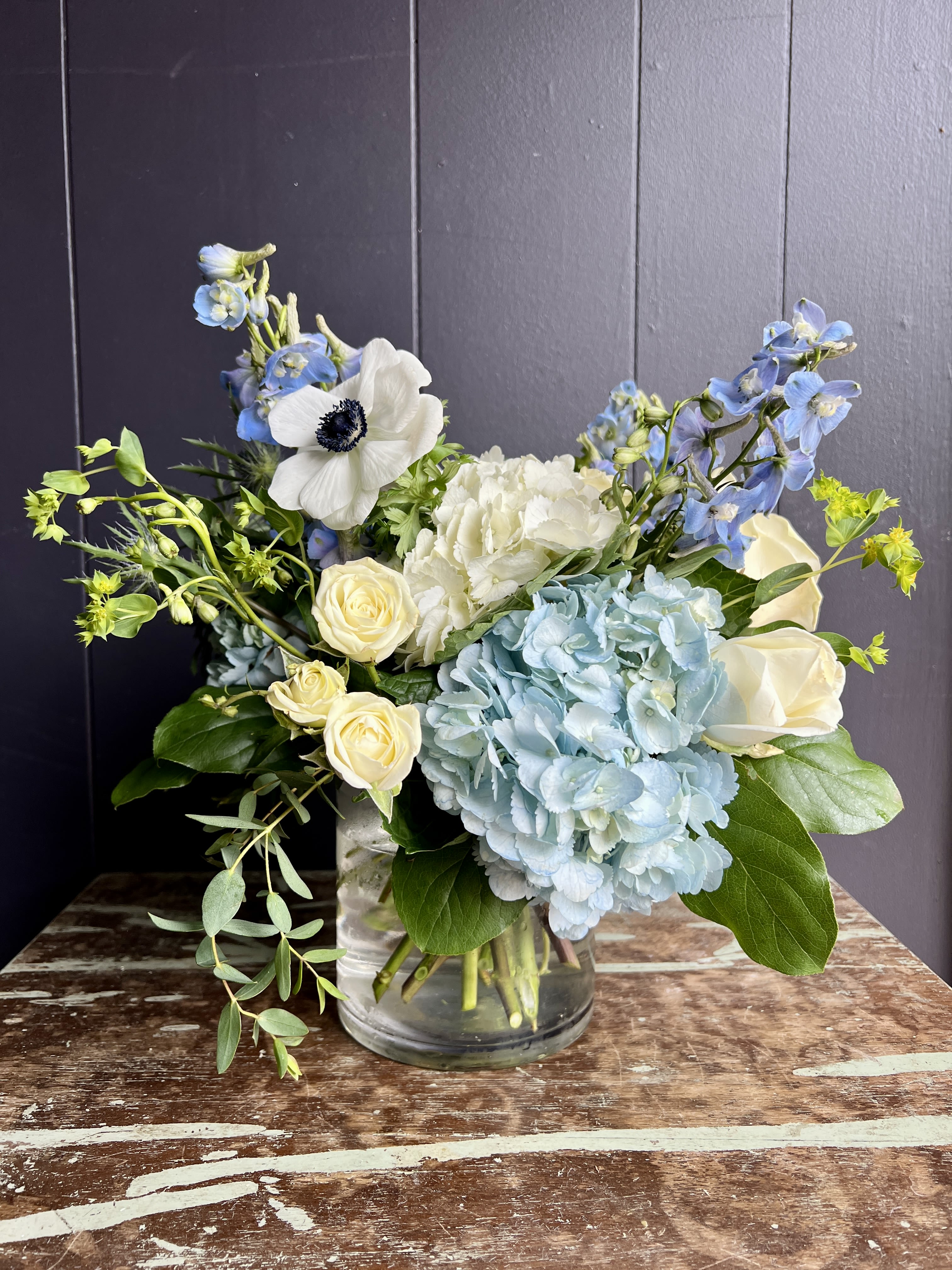Blue Skies - This arrangement is here to bring joy. It will take you above the clouds...