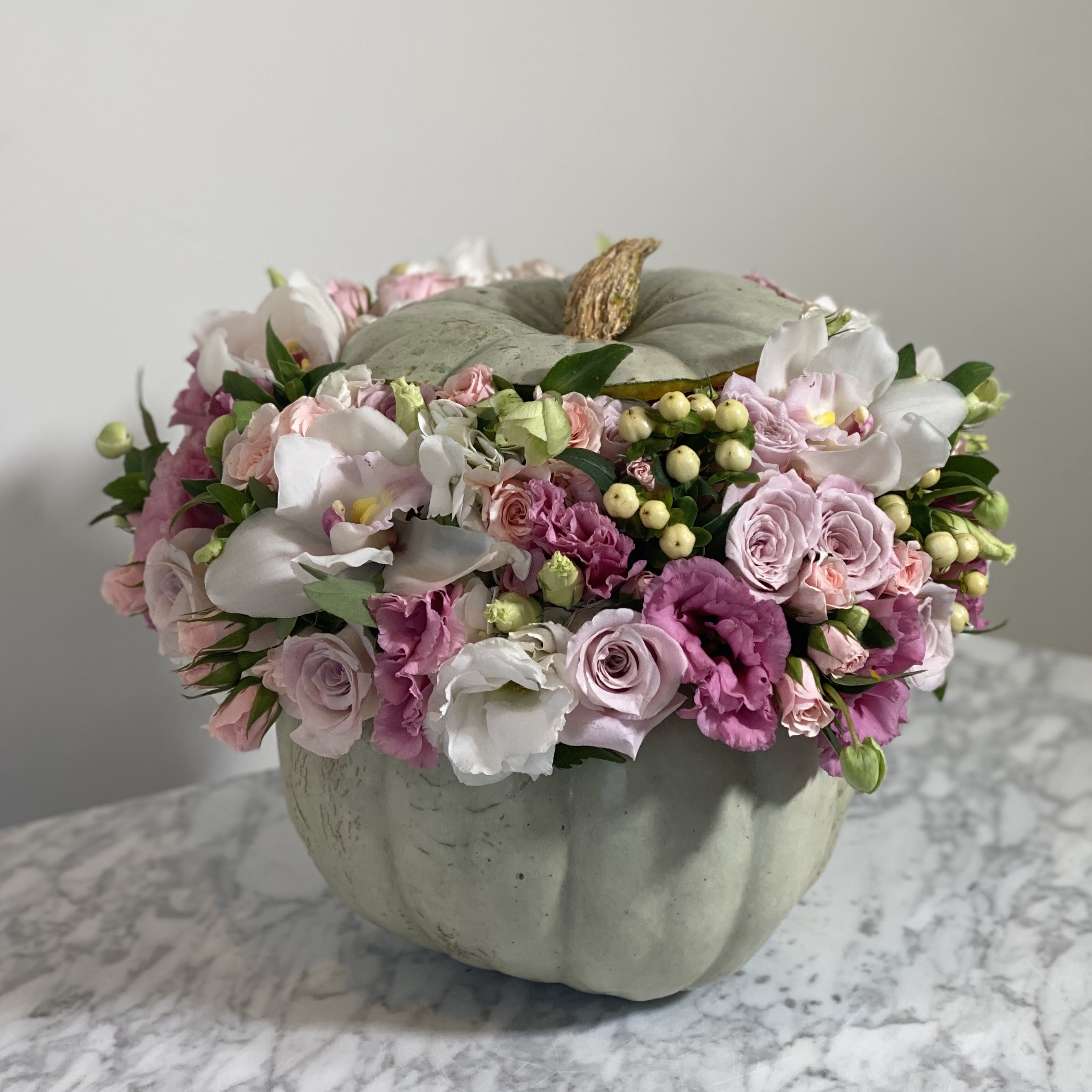 Pastel Pumpkin - beautifully arranged in our pastel pumpkin