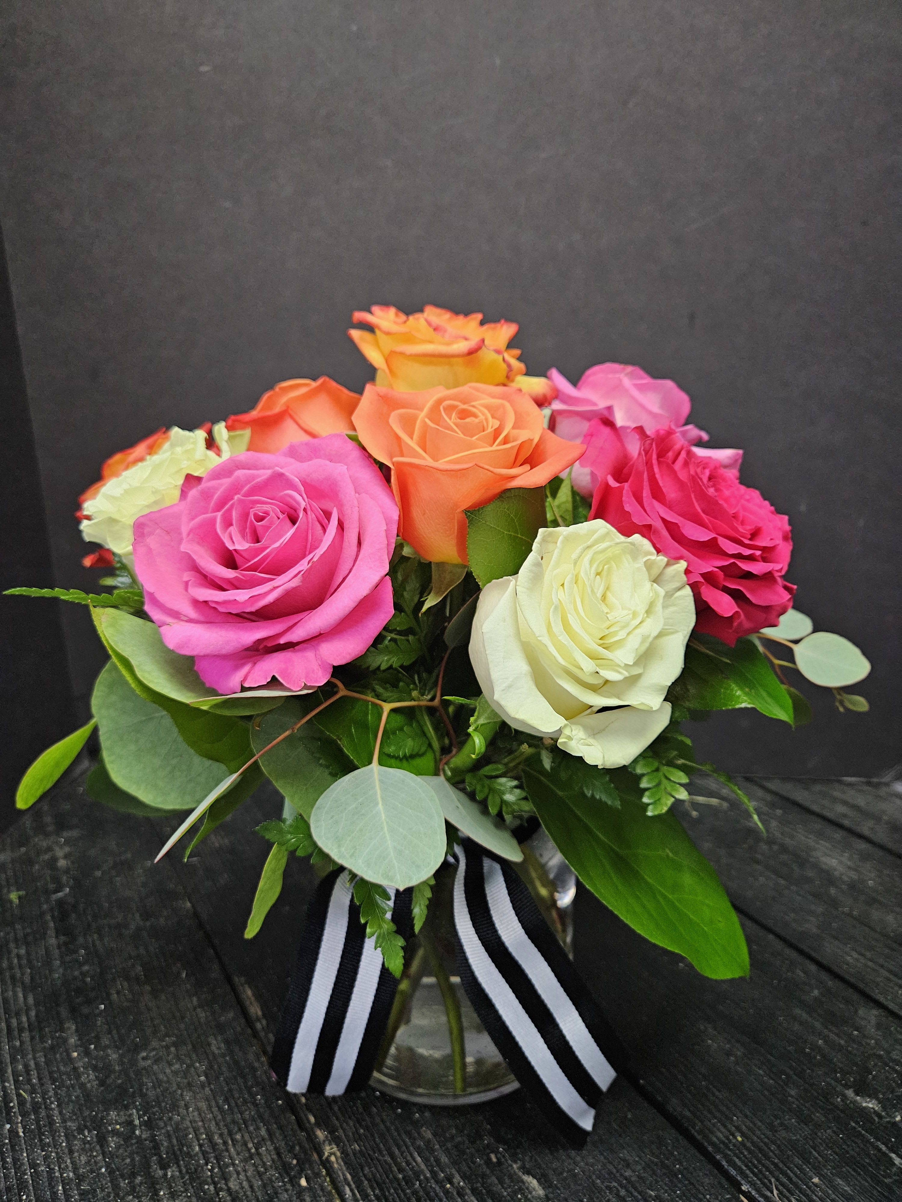 Summer Sorbet - A beautiful assortment of summer roses.  