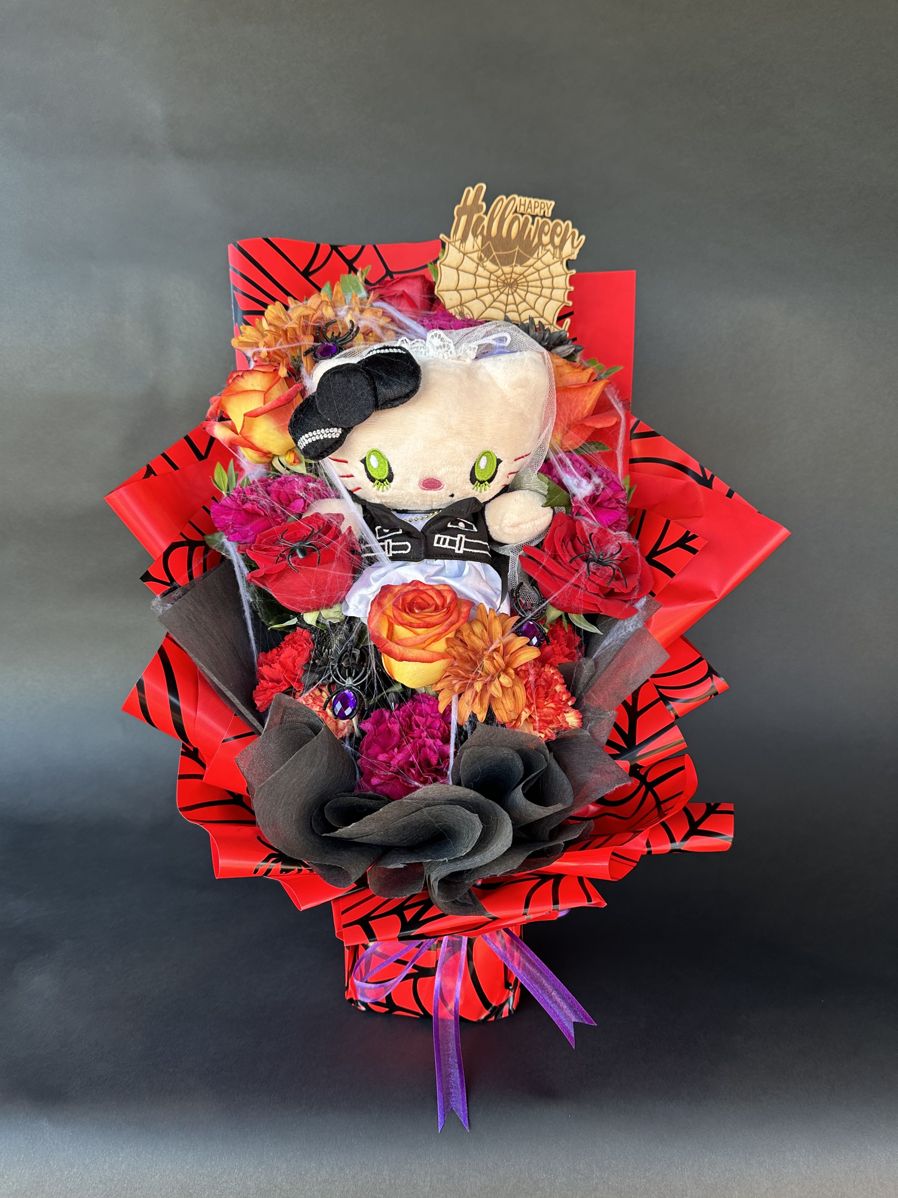 Hello kitty Bride - “Clothes make a statement. Costumes tell a story and our Hello Kitty Bride bouquet will be  the perfect gift on this season"