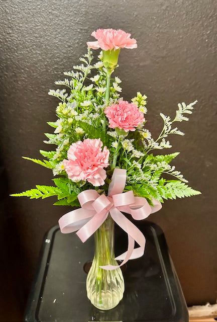 Carnation delight - The carnation is an all time favorite for good reason - it's beautiful, smells wonderful and is one of the longest lasting flowers around!  COLOR WILL VARY DEPENDING ON DAILY AVAILABILITY