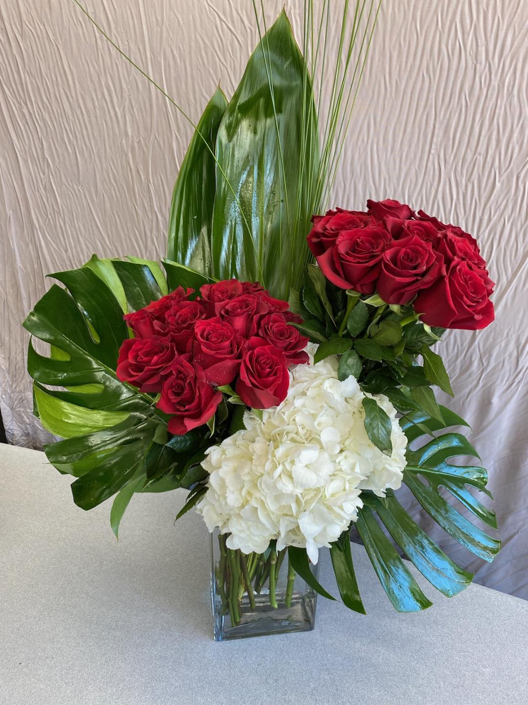 Mornings of Love - rose, hydrangea.