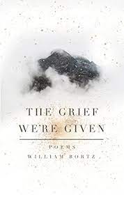 Book cover with a mountain illustration and the title "The Grief Were Given"