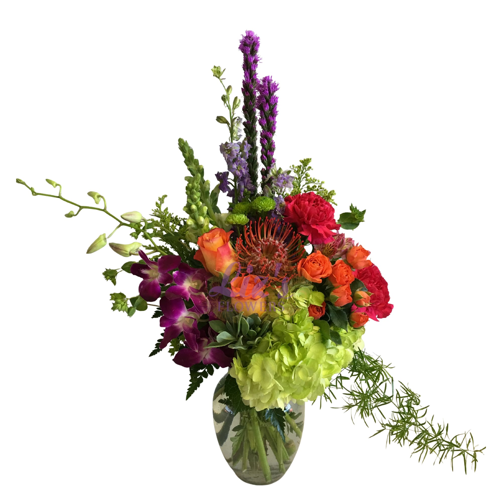 Dressed to Impress  - Mixed of flowers arrangement 