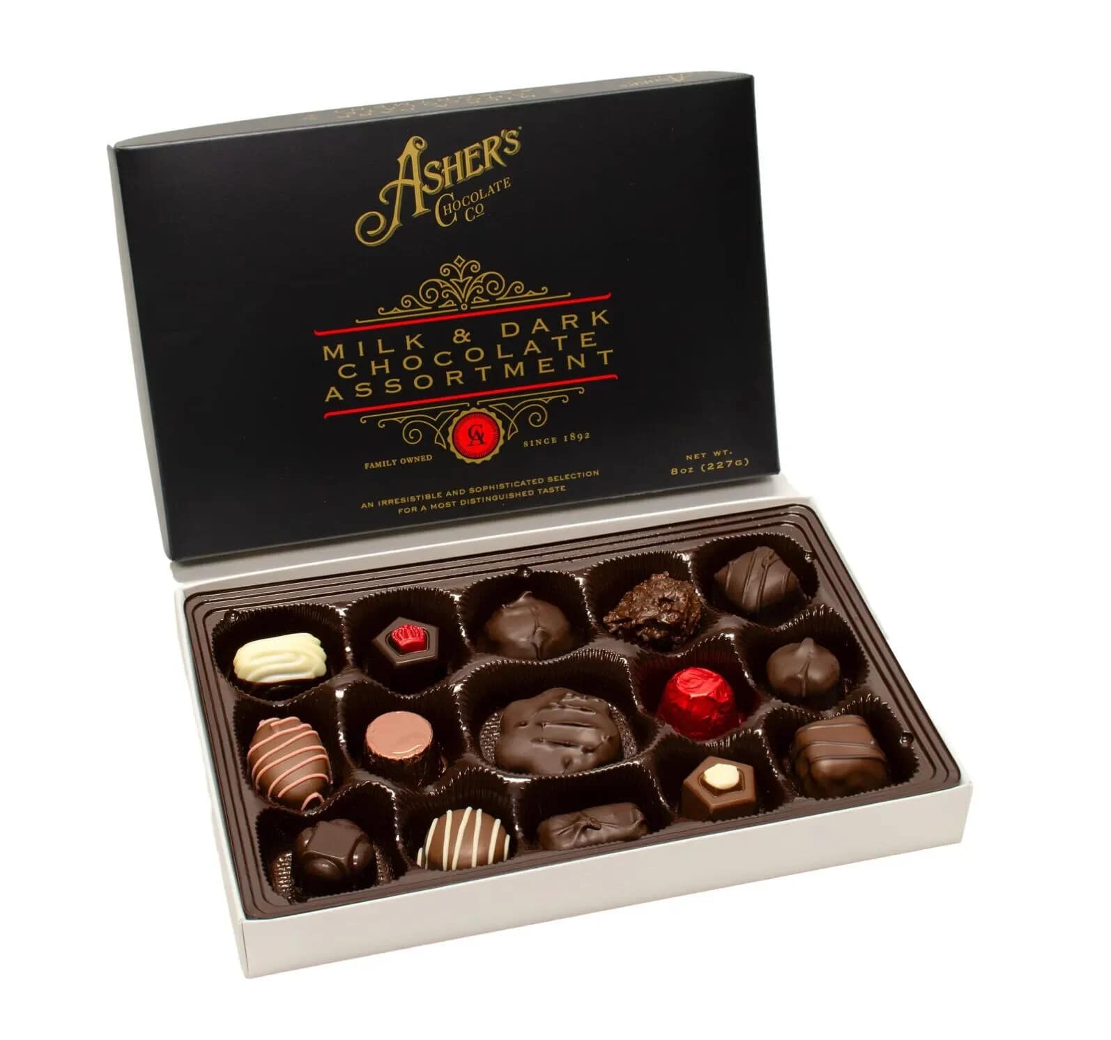 Asher's Milk &amp; Dark Chocolate Assortment - Milk and Dark Chocolate Assortment. Made locally in Souderton, PA. 