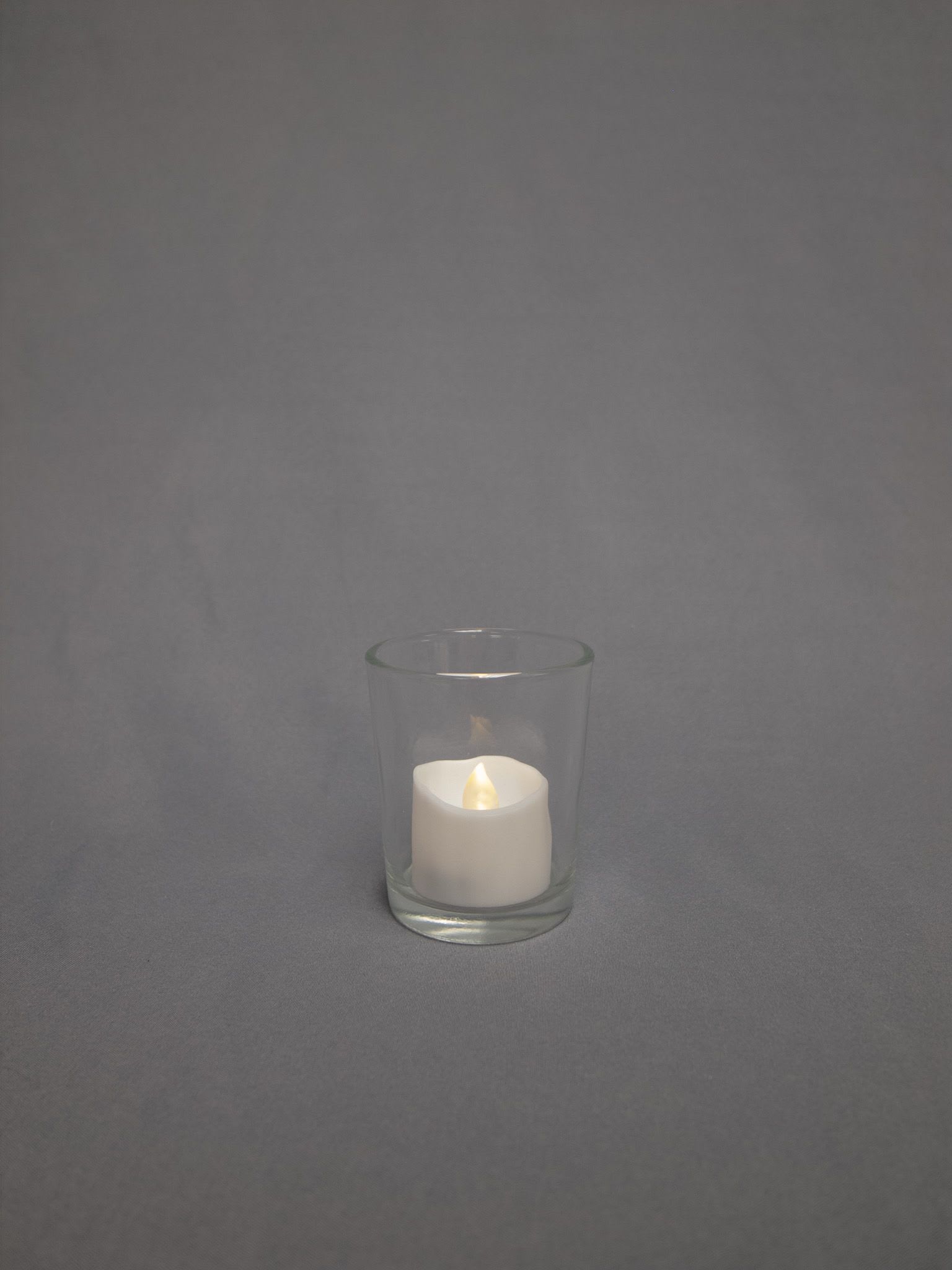 2.5" Plain Glass Votive - 2.5 inch plain glass votive