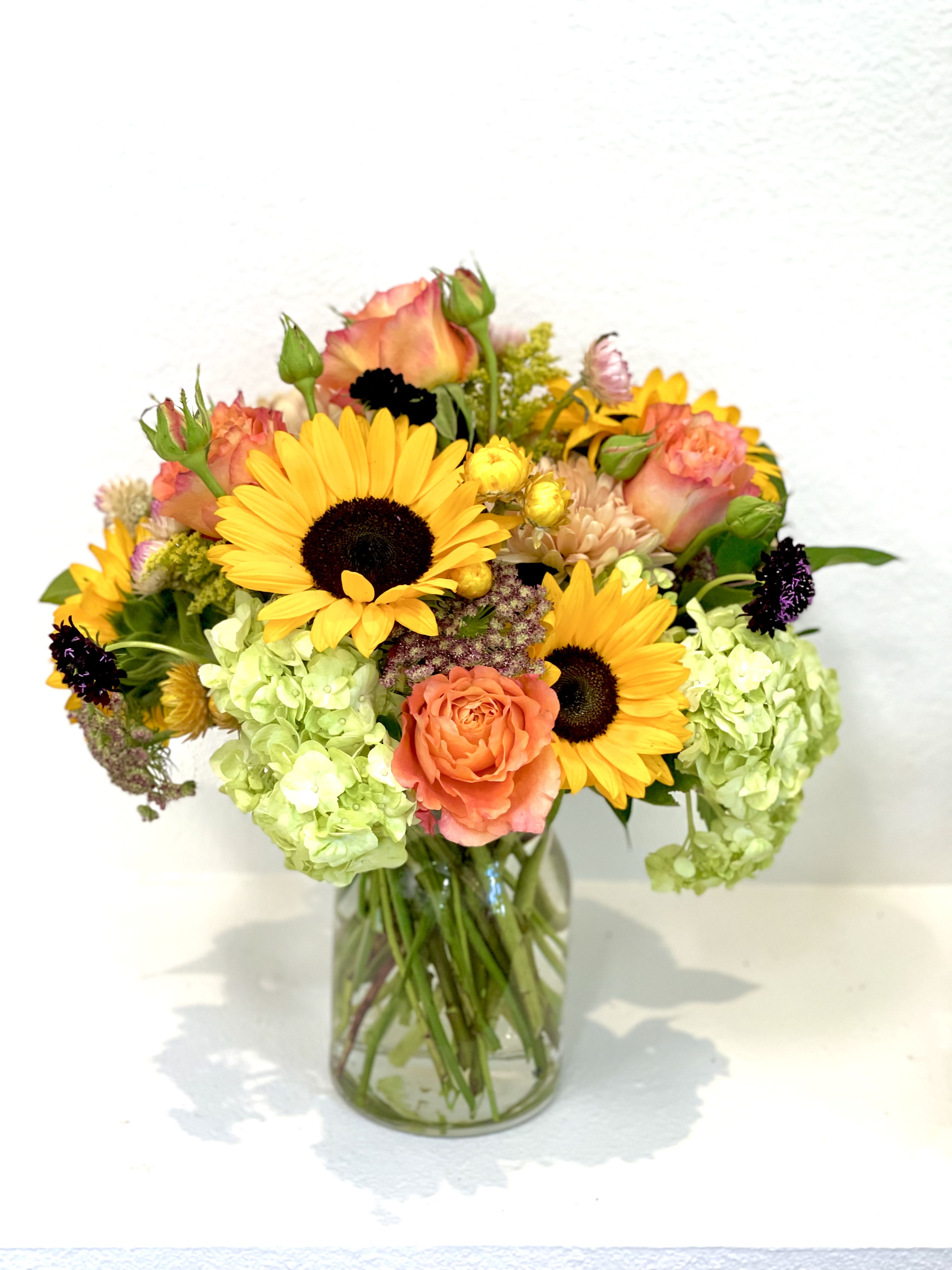 Pick me up - A cheerful display sure to brighten someone’s day.