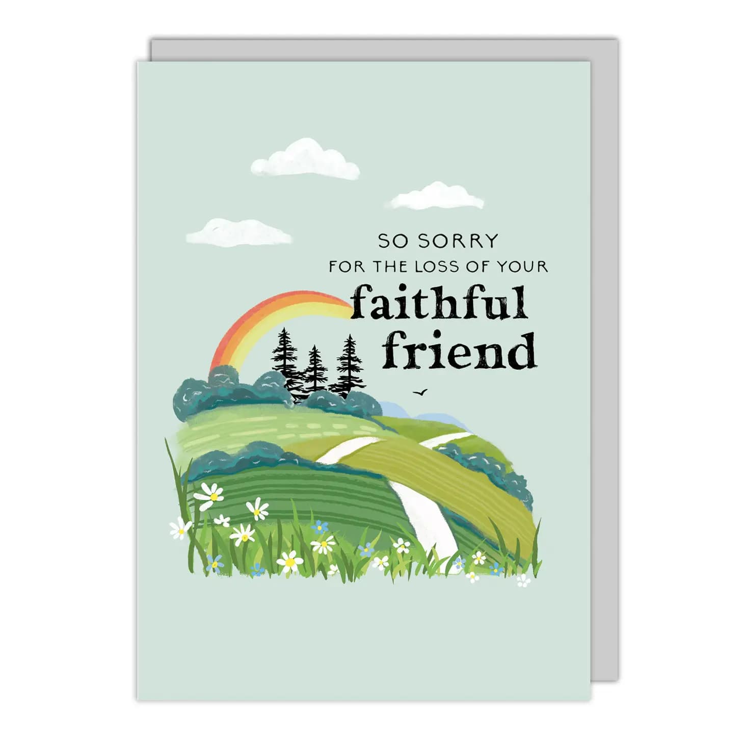 Pet Sympathy Card - Full Sized Card