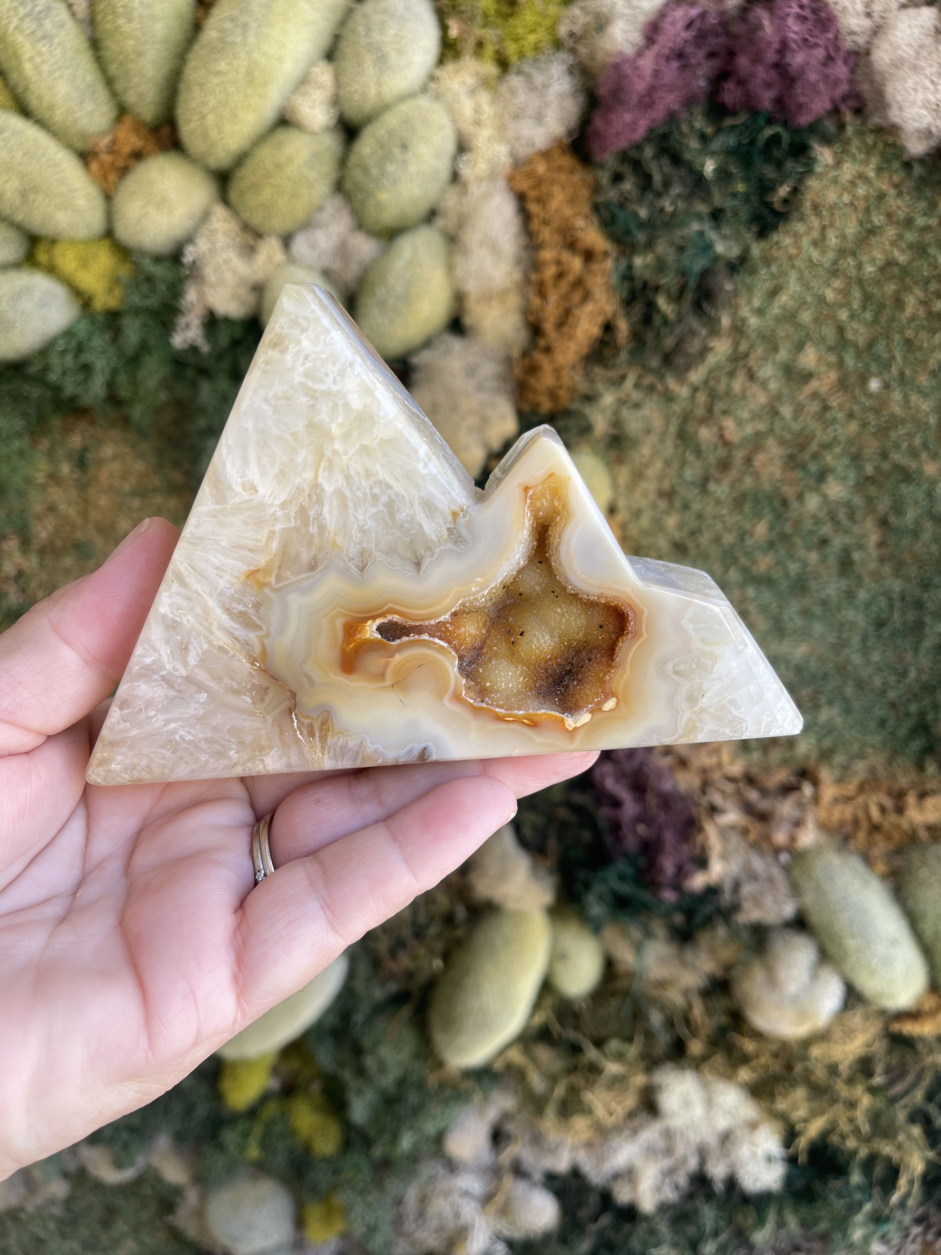 Agate Mountain - Mountain carved from Agate Stone.