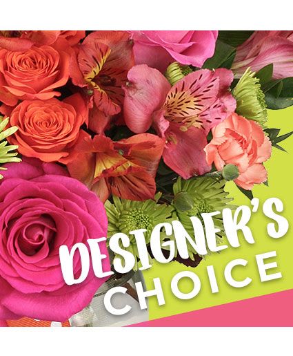 Bright mixed bouquet with roses, alstroemeria, and carnations