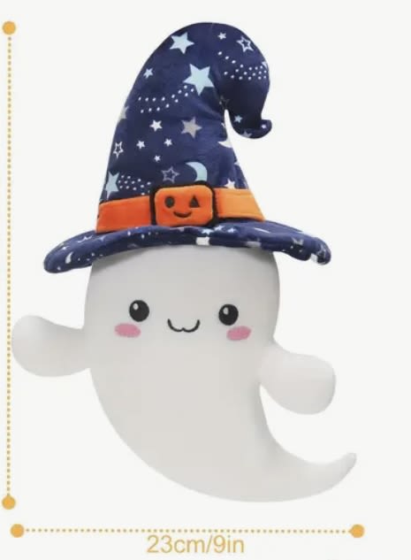 Ghost - Fluffy white happy ghost for Halloween