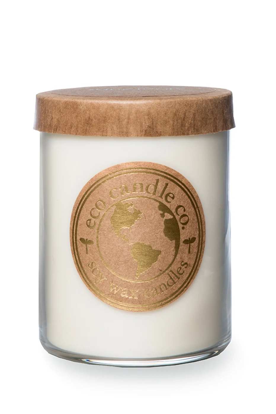 Eco Candle Company- Sanctuary 18 oz - Sanctuary scent description: black orchid, ginger, cardamom, water lily, leather, amber, and kyara incense.   18 ounces of eco-goodness packed into a recycled glass jar with a kraft label and paper lid. 100% soy candle hand-poured in Appleton, WI. Phthalate-free fragrance and essential oil blends.  Natural paper, cotton or hemp wicks - no lead. Midwest-grown soybeans + USA made glassware and packaging.    Burn time up to 95 hours | Optimal burn length is 3.5-4.5 hours at a time Size: 18oz, 3.5" x 4.5"