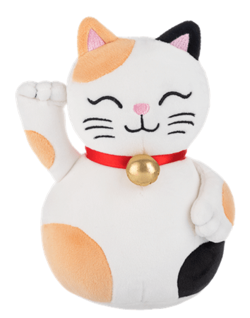 Good Luck Cat - Invite good vibes with our charming good luck cat plushie, thoughtfully crafted to bring comfort, smiles, and a little extra luck to your home or heart.