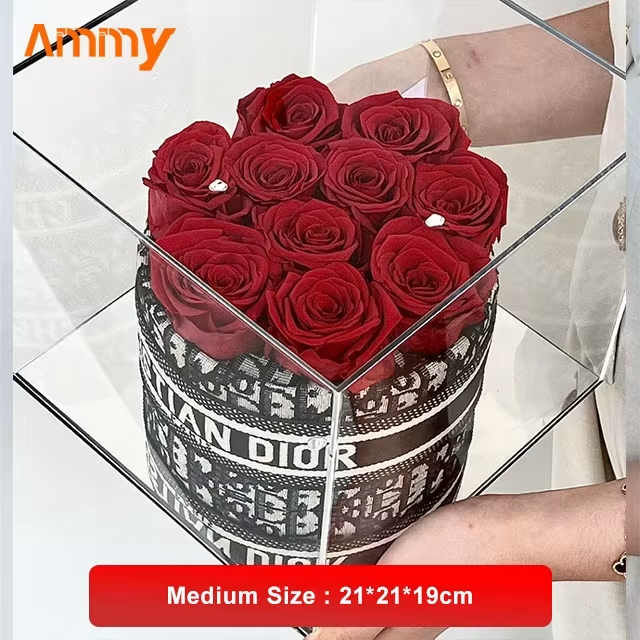  Ammy Immortal Flower Bouquet Preserved Rose for Valentine's Day &amp; Mother's Day Gifts Christmas Present Boxes -  Ammy Immortal Flower Bouquet Preserved Rose for Valentine's Day &amp; Mother's Day Gifts Christmas Present Boxes