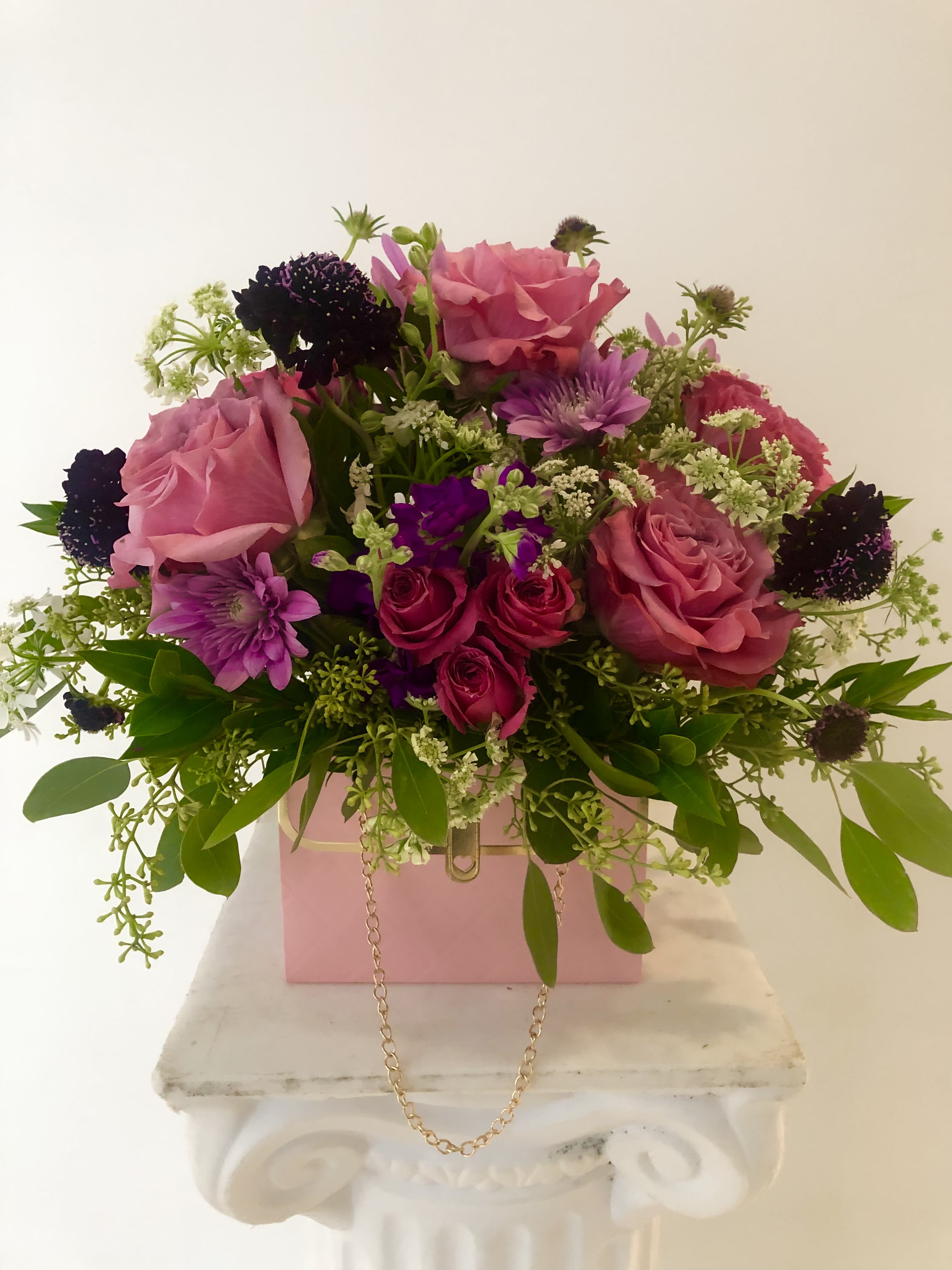 Blooming Persuasion    - Beautiful assortment of fresh blooms beautifully designed in a cube.